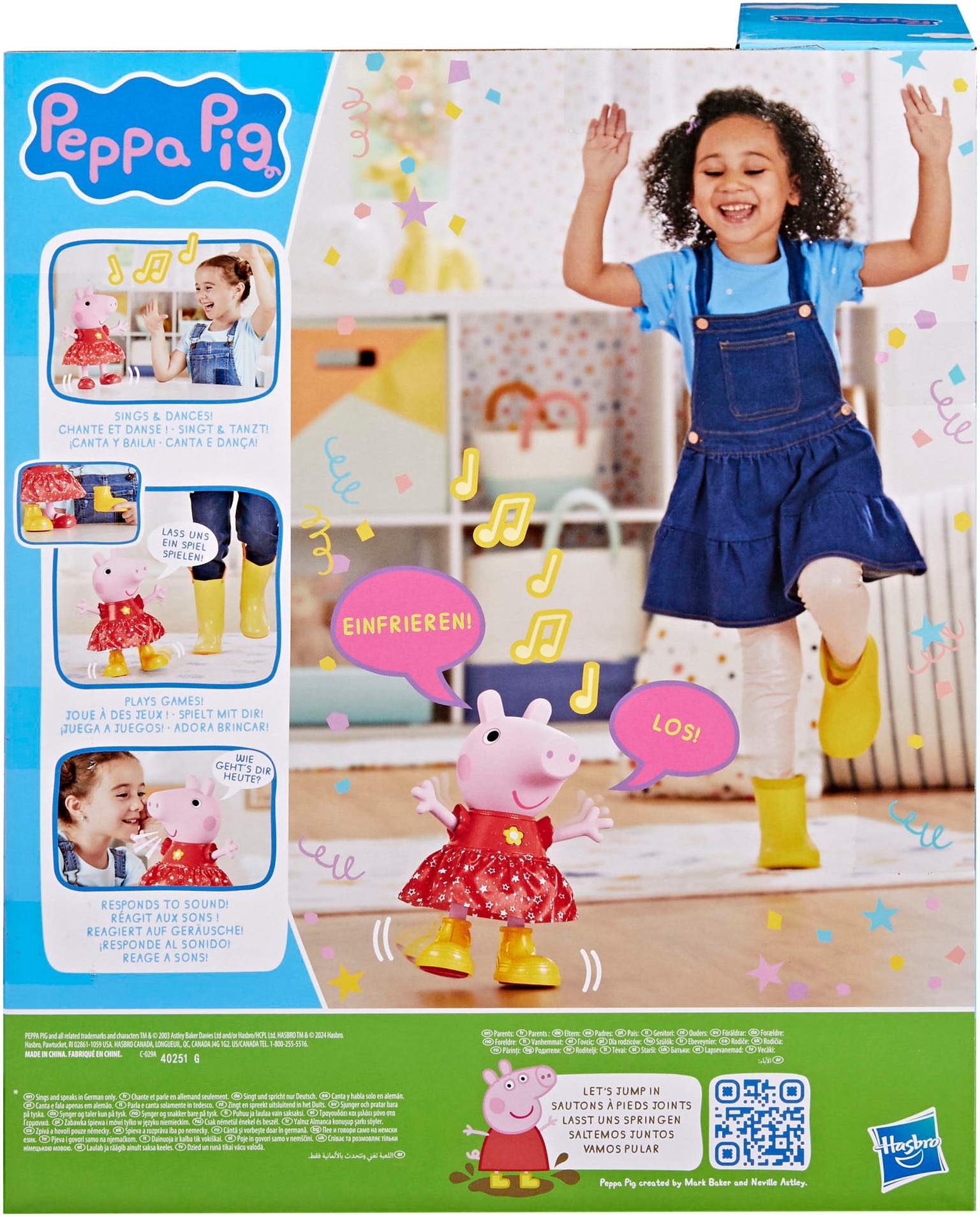 Hasbro Stehpuppe »Peppa Pig, Peppas Matschepfützen-Party«, mit Funktionen