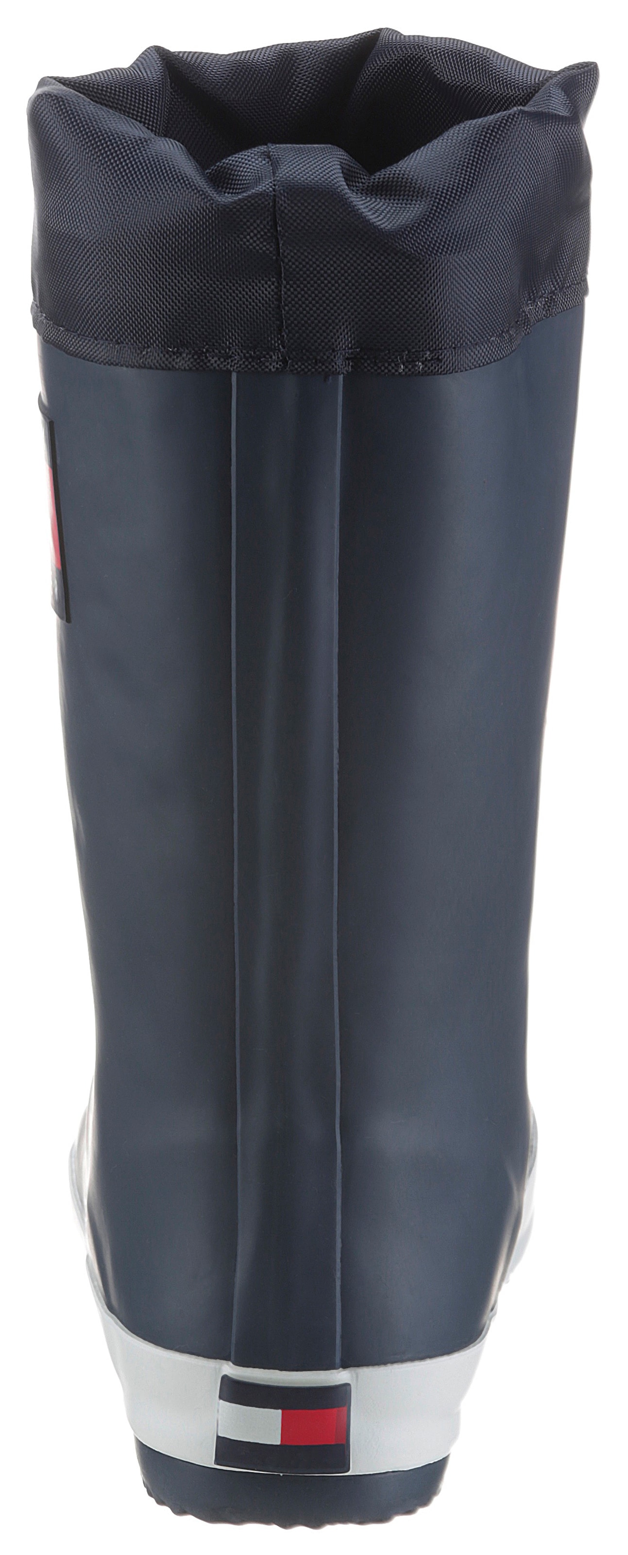 Tommy Hilfiger Gummistiefel, Regenstiefel, Matsch-Schuh, Regenschuh mit praktischer Zuglasche