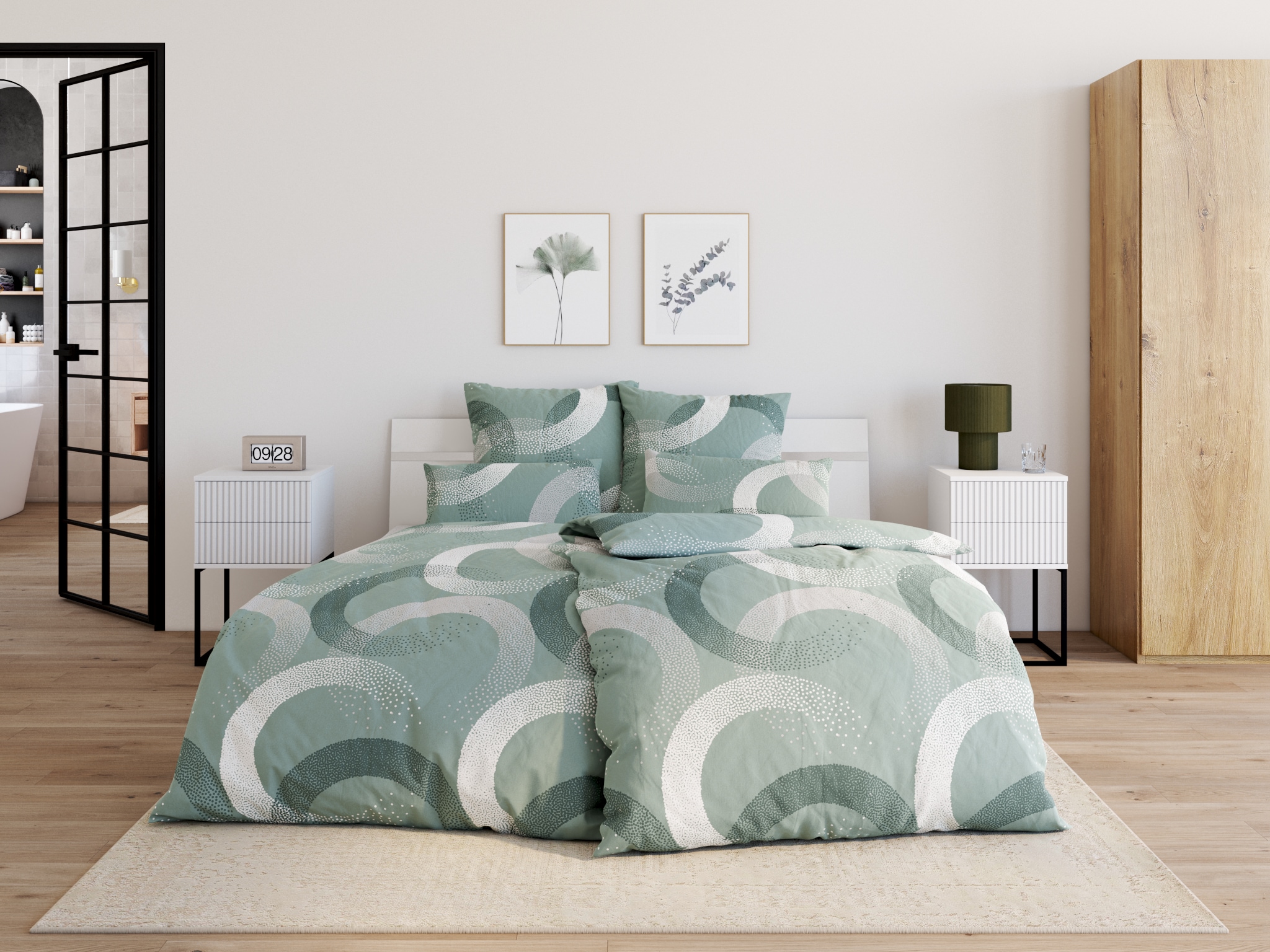 Reinders! Bild mit Rahmen »Eukalyptus blatt Pflanze« Blätter 2 Stk. tlg. Ginko - Naturmotiv - Botanisch