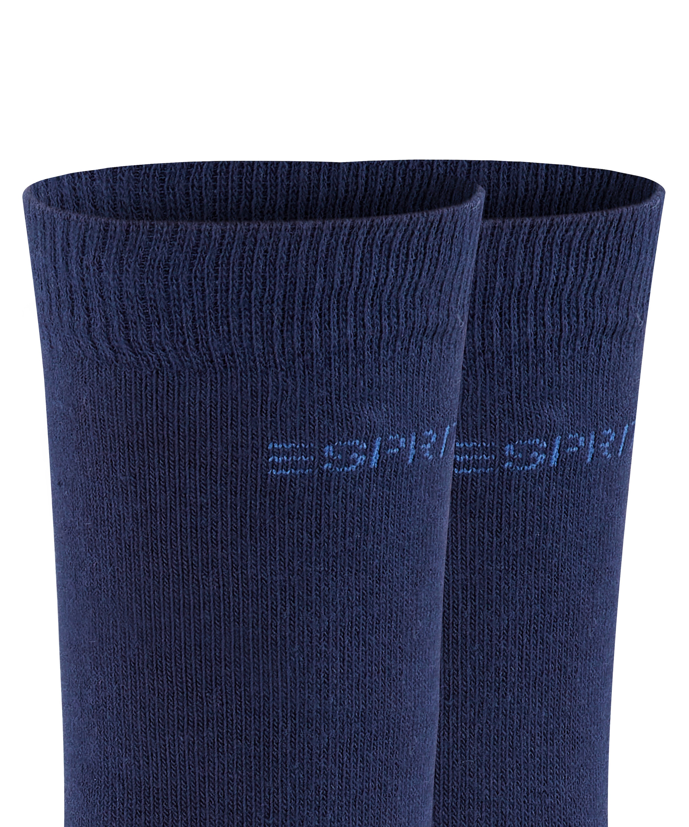 Esprit Socken »Foot Logo« 2 Paar,  kurz, verstärkt, hochwertig, uni