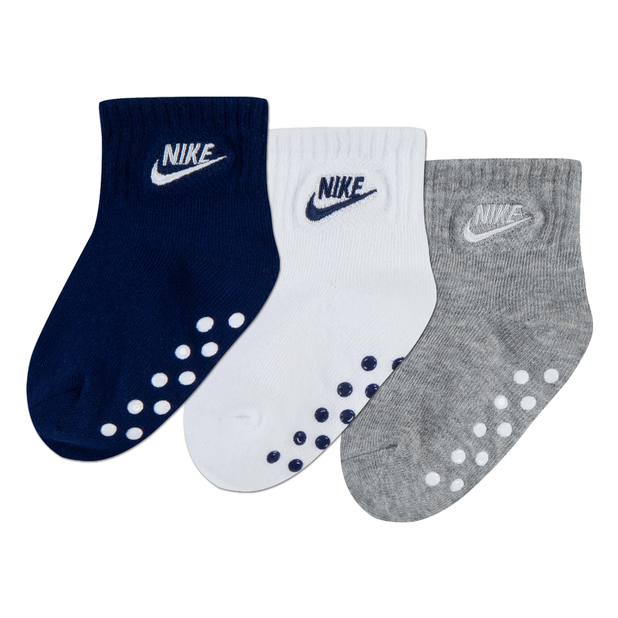 Nike Sportswear Sportsocken »3PK QUARTER SOCK NHN CORE FUTURA GR« 3 Stk. tlg. für Babys in bunt, Größe 68-80