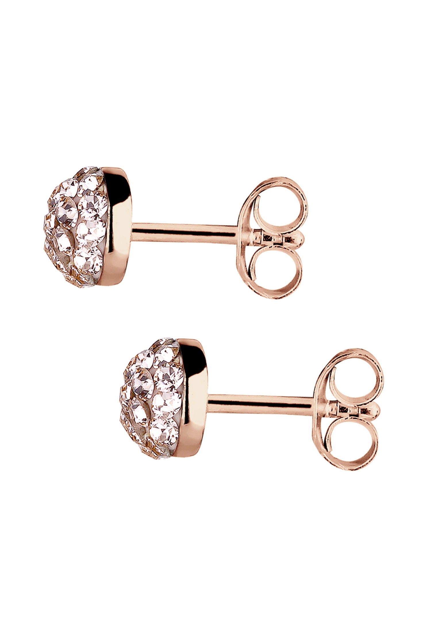 Elli Paar Ohrstecker »Ohrringe Weiß 925 Sterling Silber, mit Kristallen von Swarovski®«