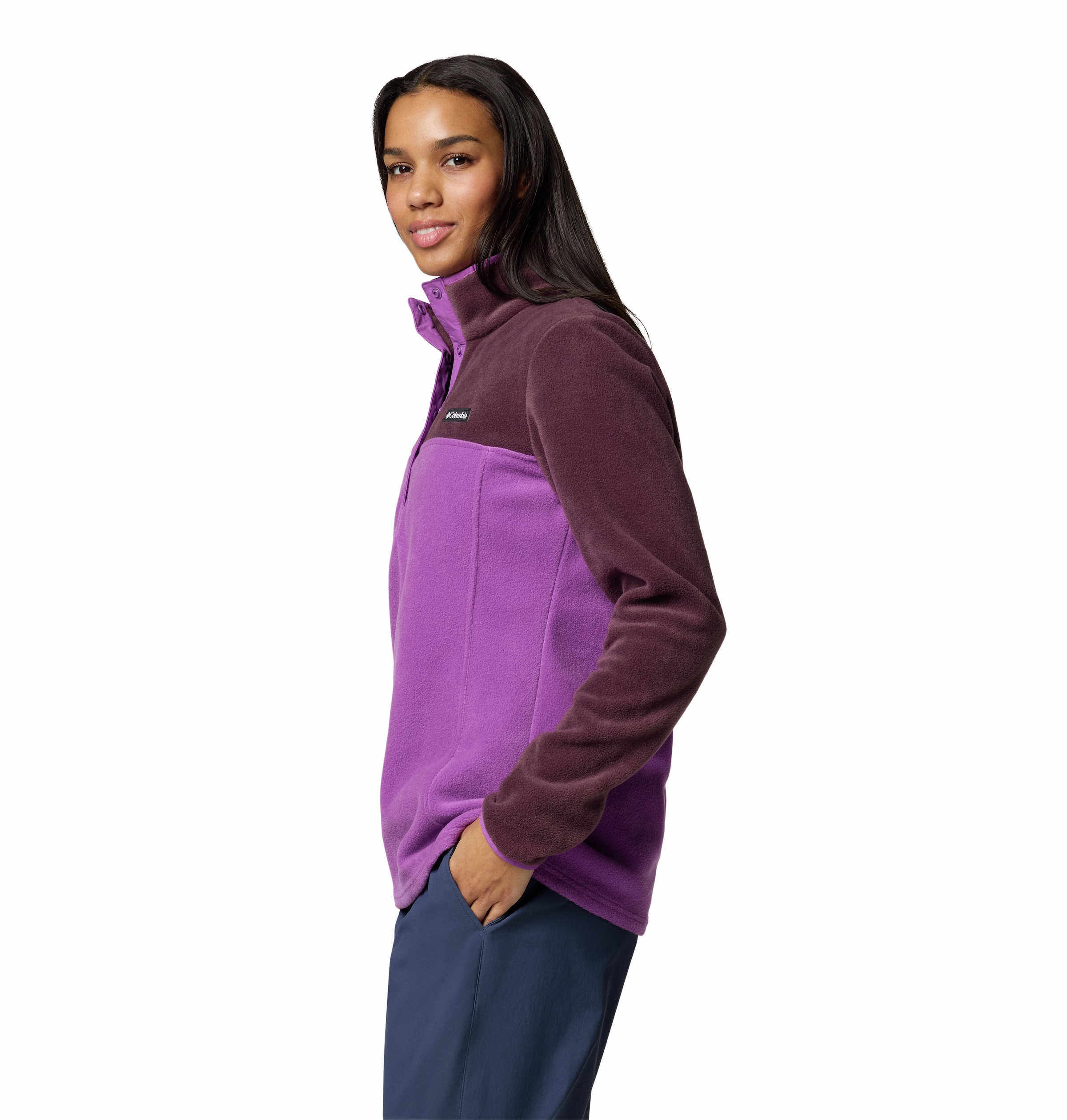 Columbia Fleecepullover »BENTON SPRINGS 1/2 SNAP PULL OVER II«, (1 tlg.)