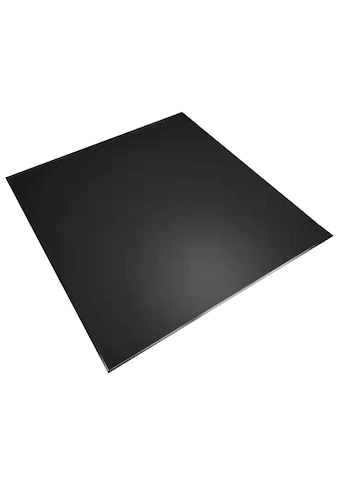 Bodenschutzplatte, Glas 8mm, schwarz, BxL: 110x110 cm