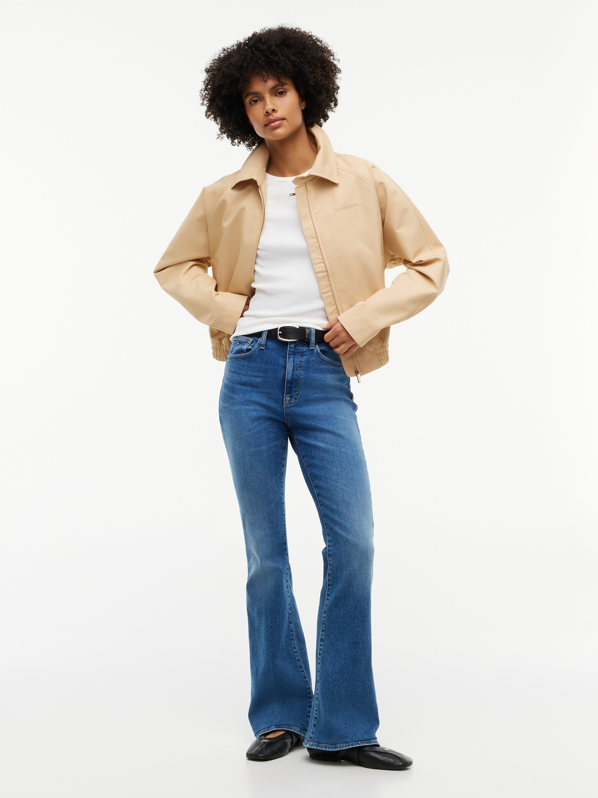 Tommy Jeans Bootcut-Jeans »SYLVIA HIGH RISE BOOTCUT DJ0239« Baumwollmischung