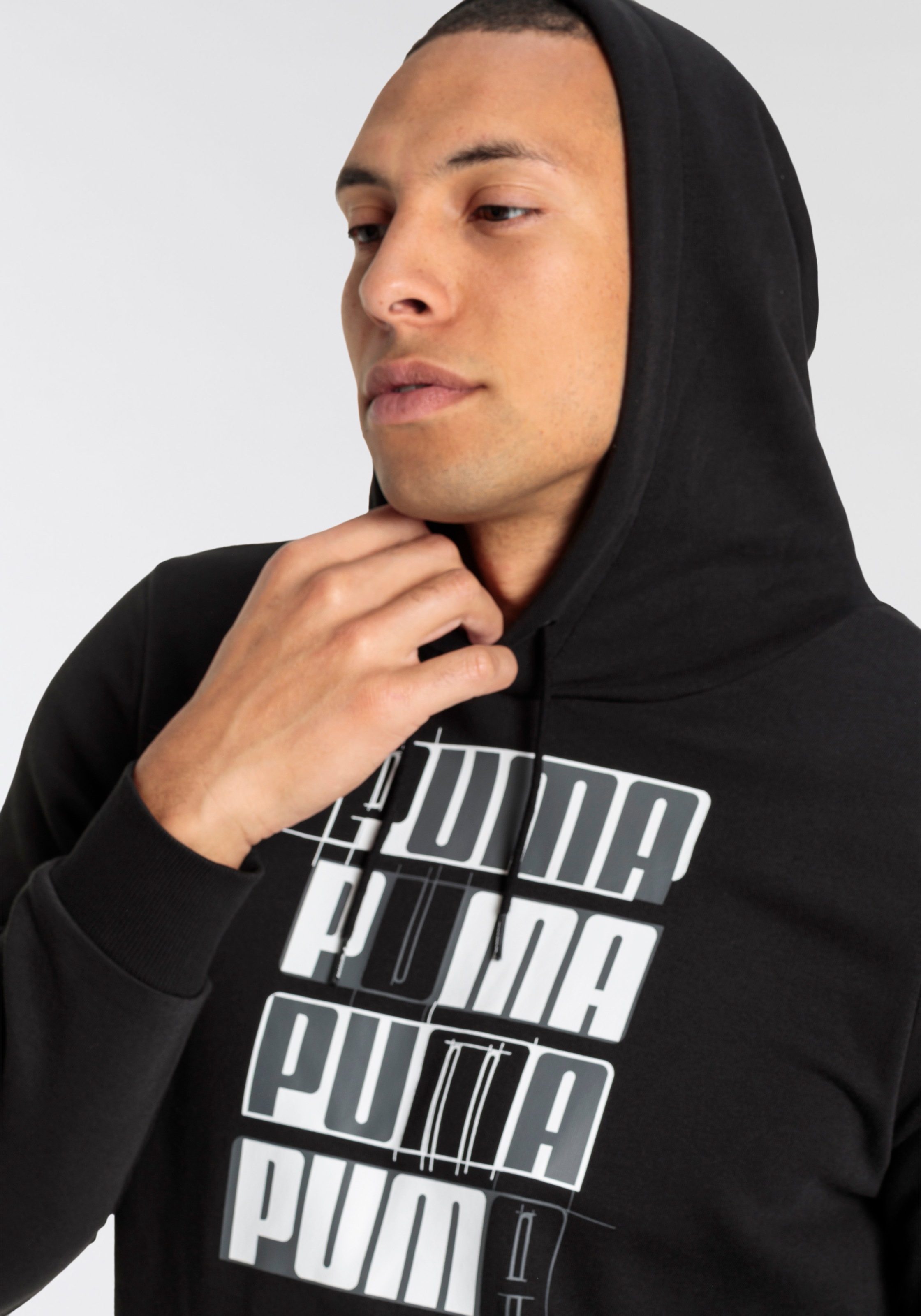 PUMA Kapuzensweatshirt »ESS+ LOGO LAB HOODIE TR«, (1 tlg.)