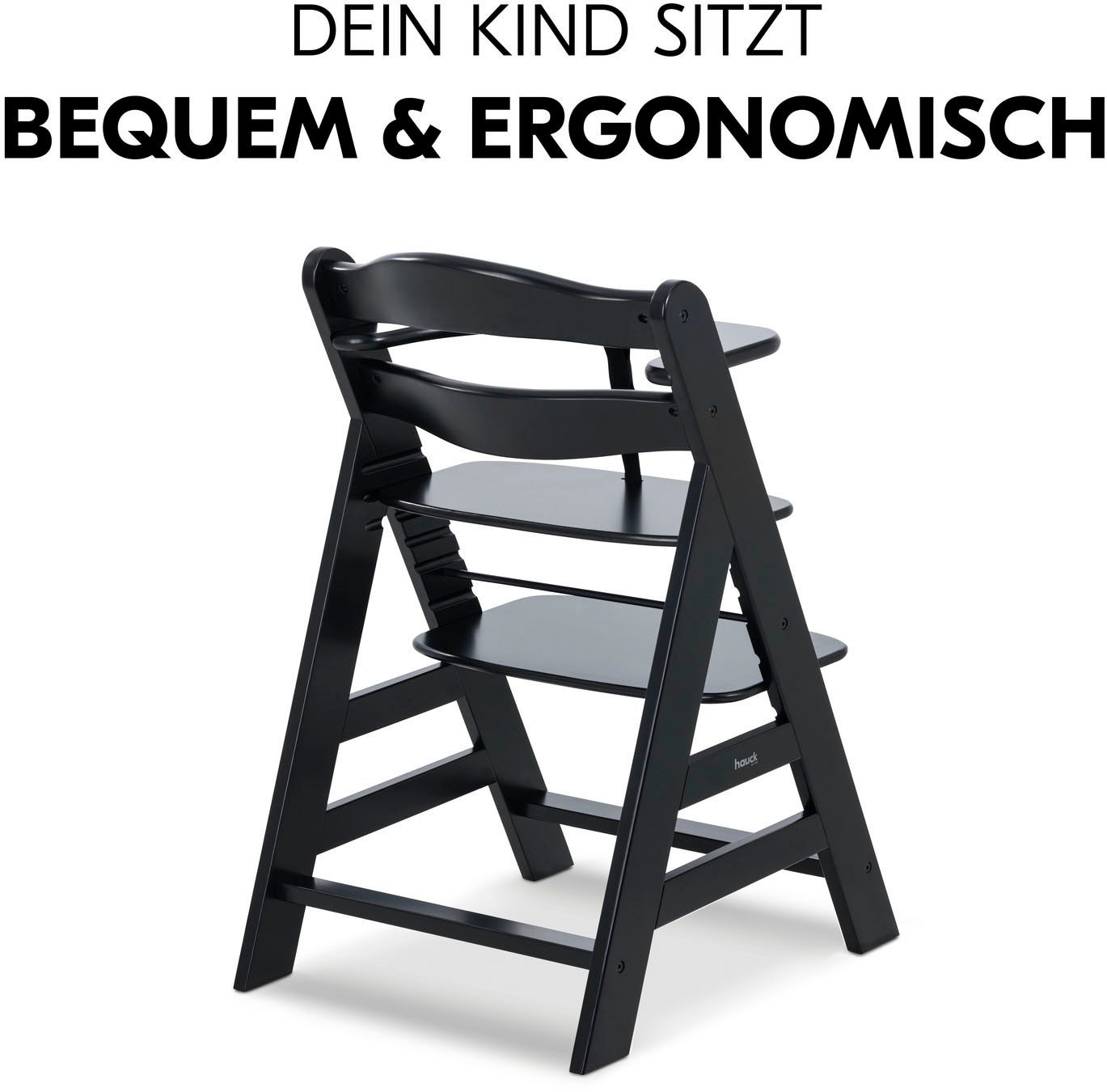 Hauck Hochstuhl »Alpha+, Black«, FSC® - schützt Wald - weltweit