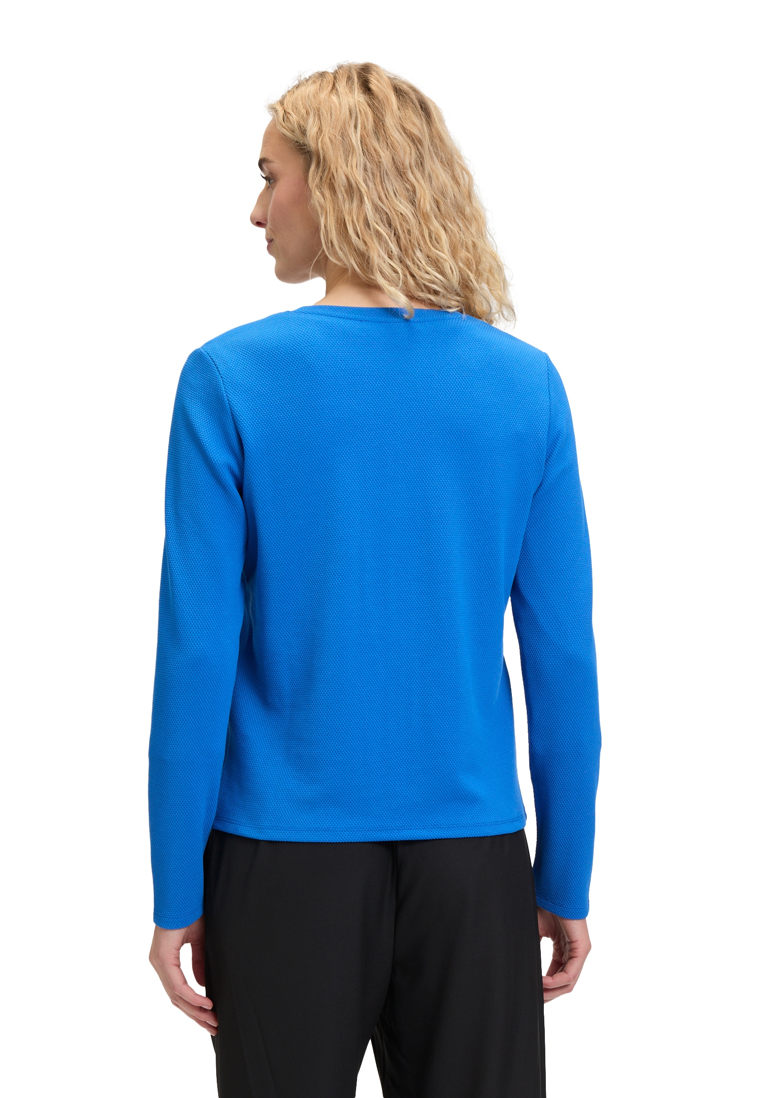 Betty Barclay Langarmshirt »Shirtjacke mit Reißverschluss«