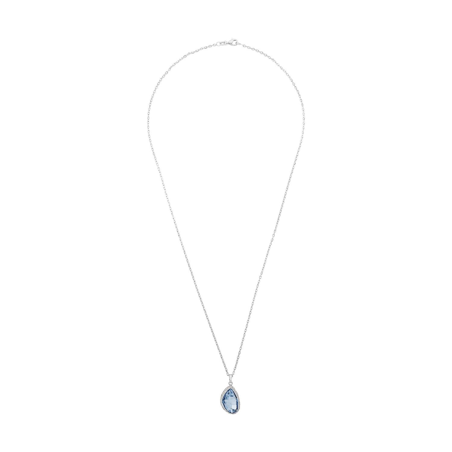 Amor Kette mit Anhänger »Tropfen« mit Zirkonia (synth.)