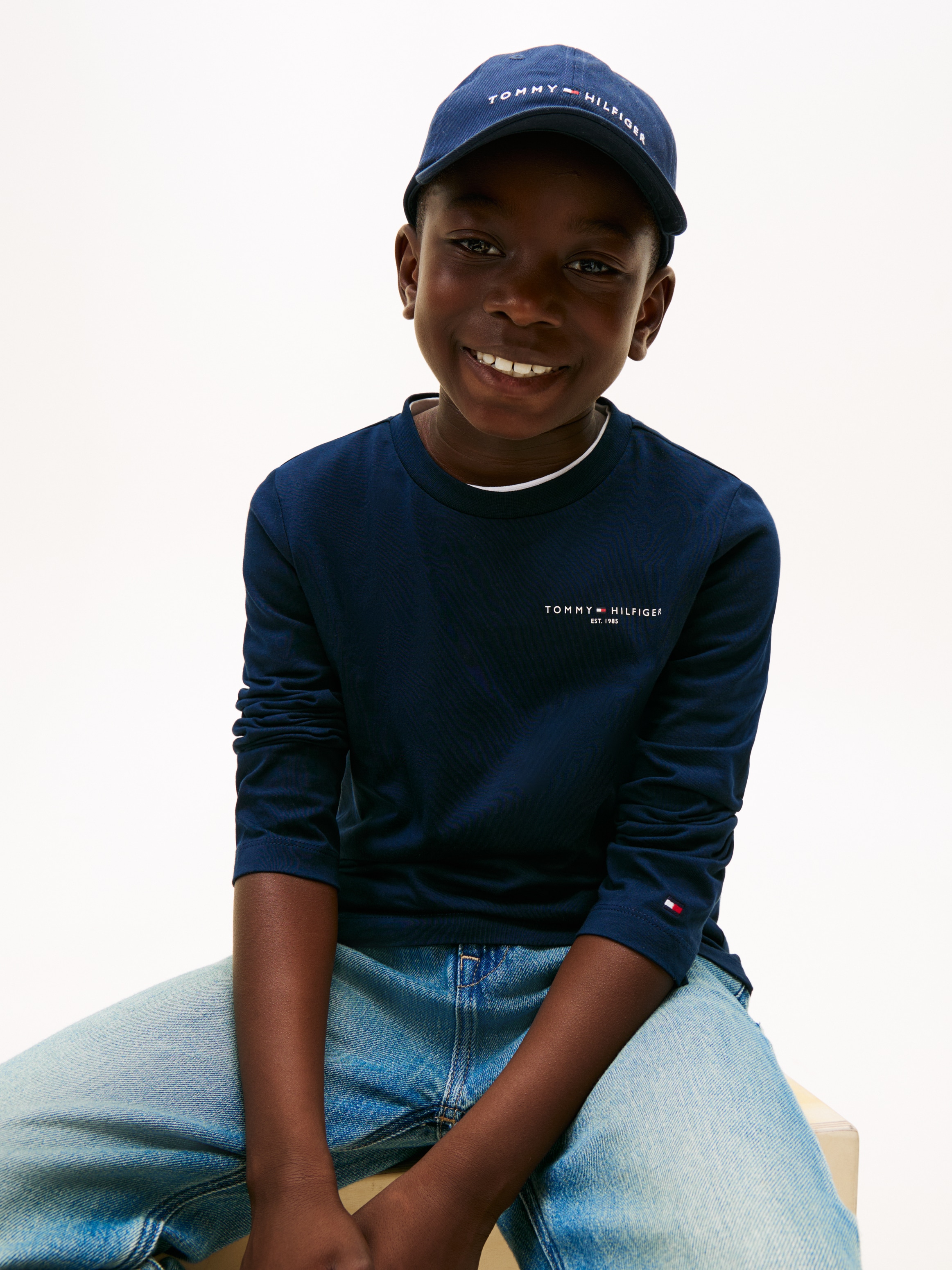 Tommy Hilfiger Langarmshirt »MINI CORP T-SHIRT LS«, Kinder bis 16 Jahre