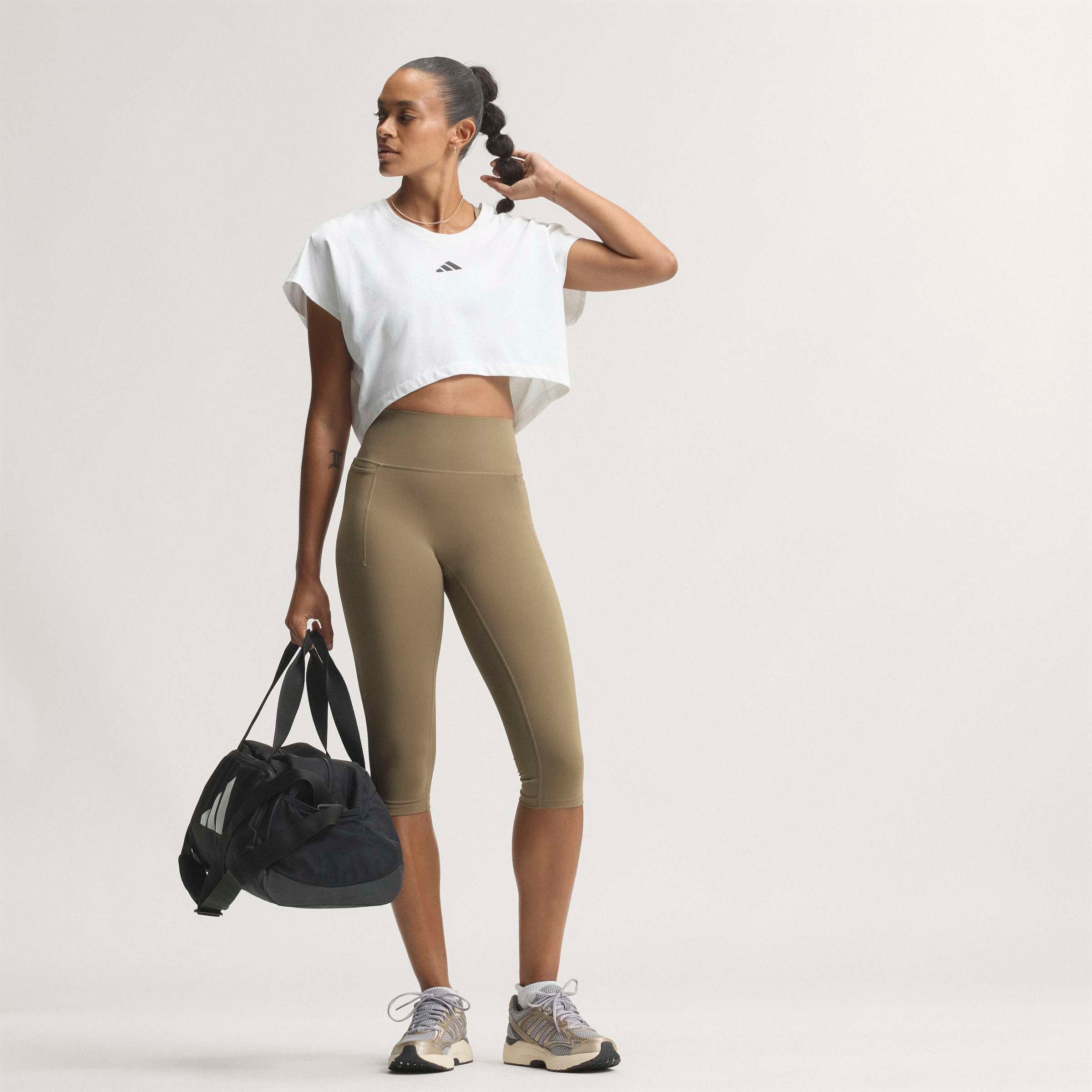 adidas Performance Trainingstights »OPTIME WORKOUT CONTOUR CAPRI-LEGGINGS«