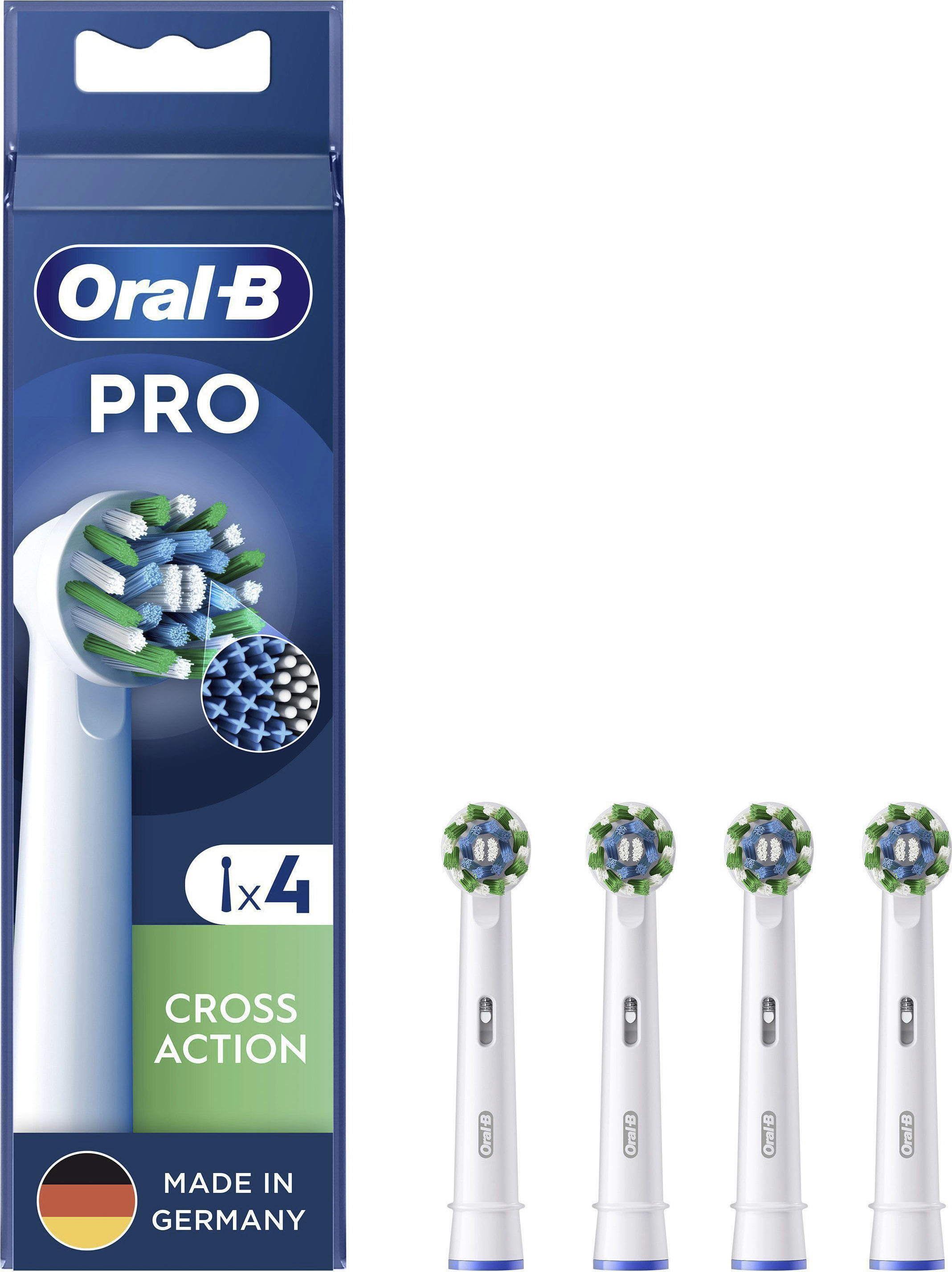 Aufsteckbürsten »Pro CrossAction«, X-förmige Borsten