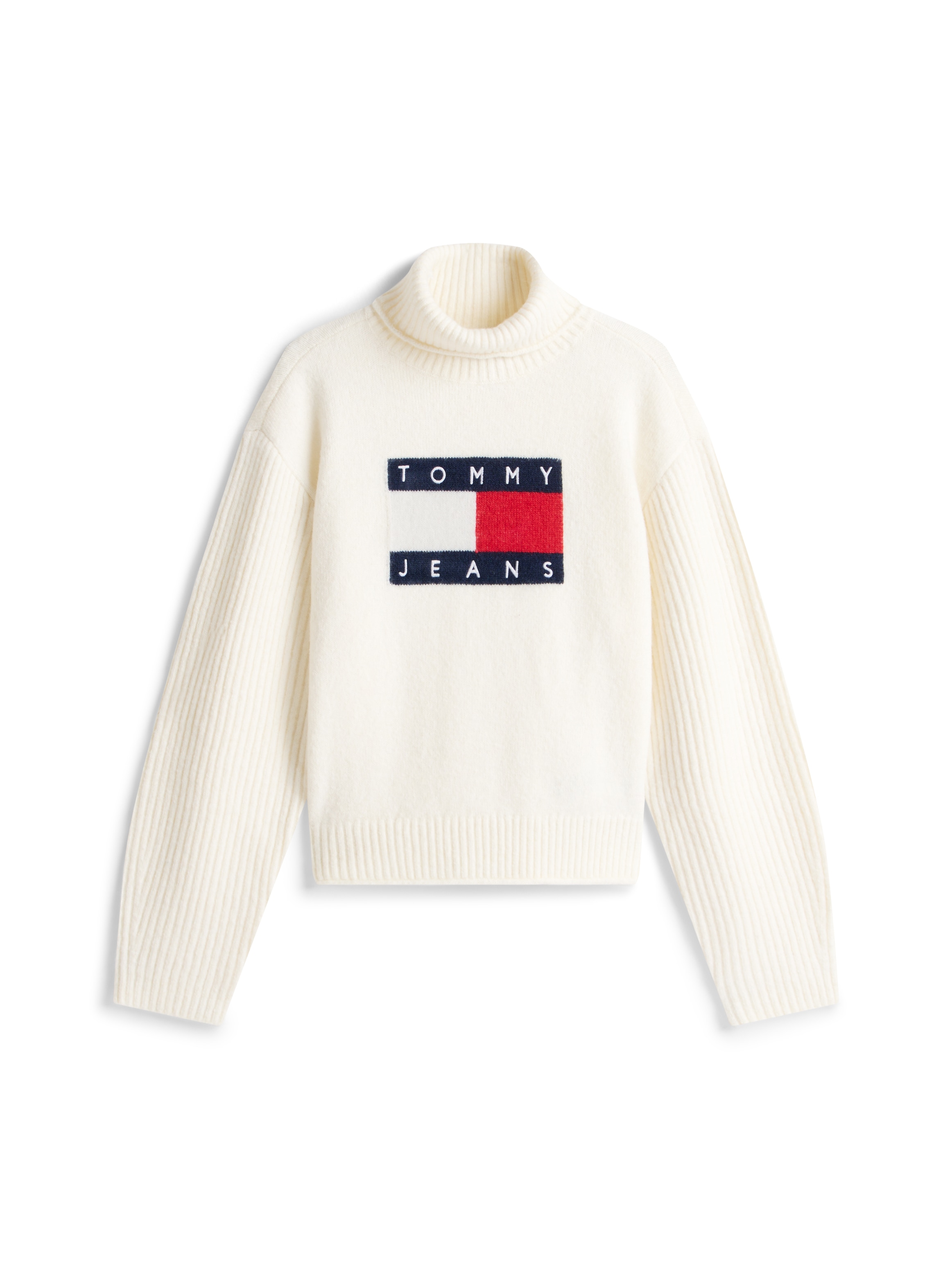 Tommy Jeans Rollkragenpullover »TJW TURTLENECK FLAG SWEATER EXT«