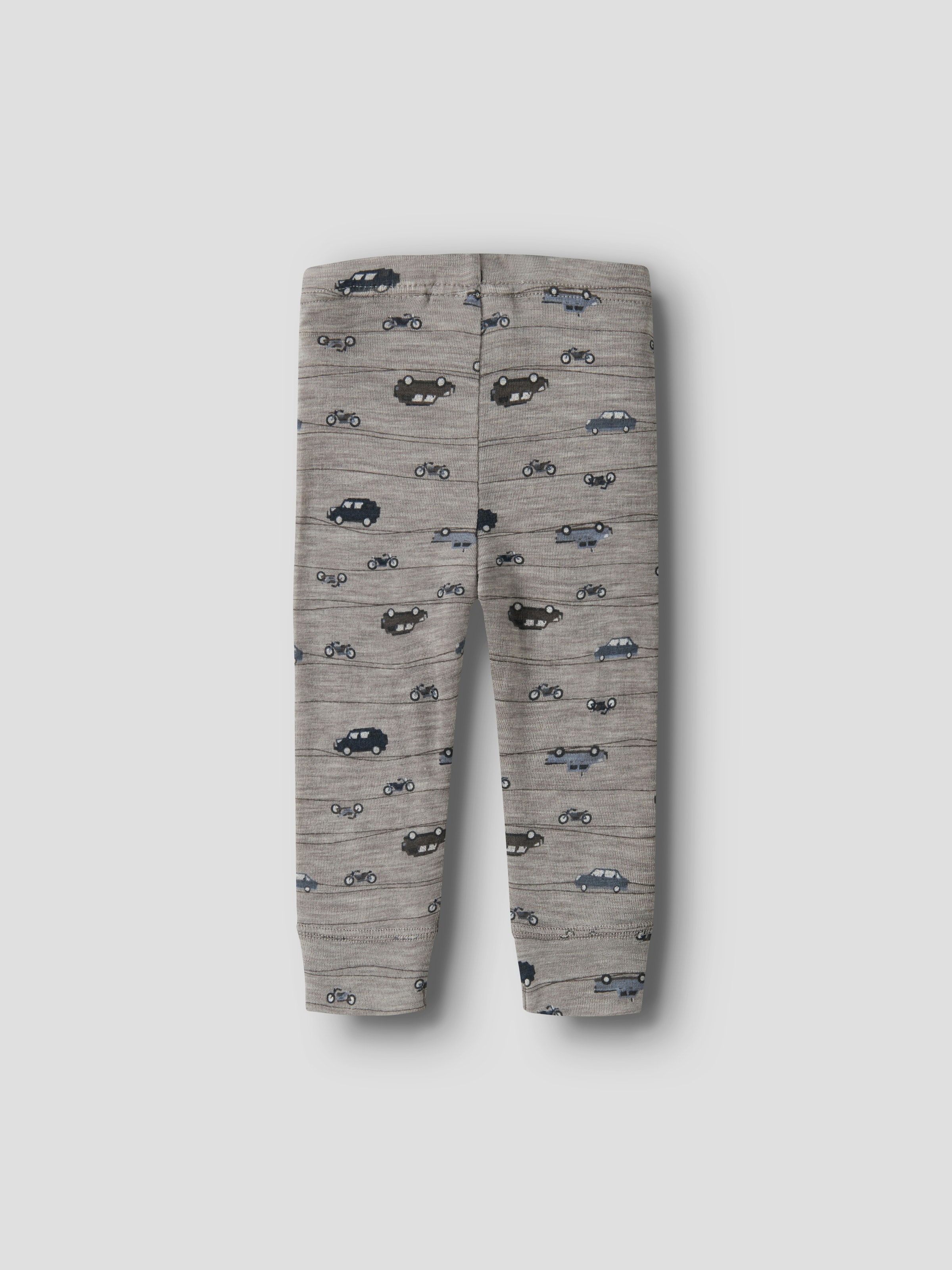 Name It Leggings »NBMWANG WOOL RIB LONGJOHN AOP NOOS«  aus reiner Merinowolle, weich und wärmend