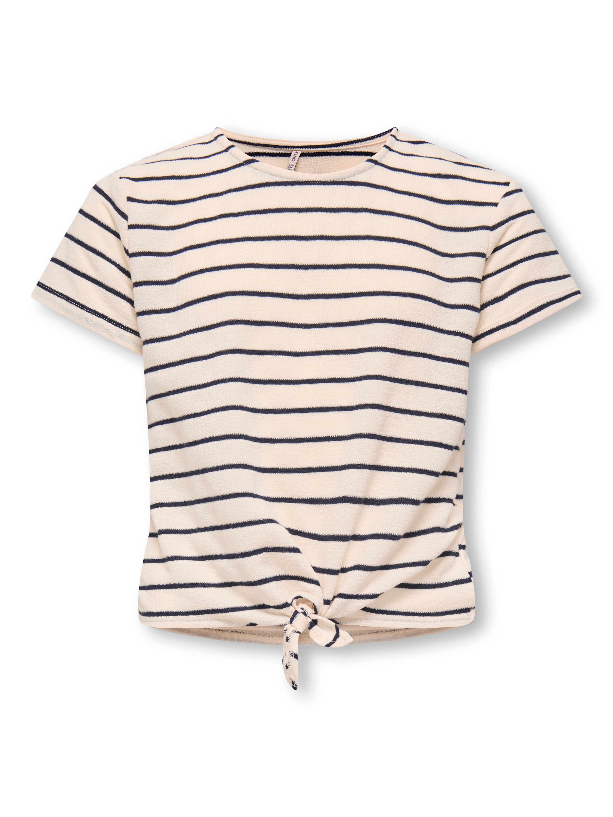 KIDS ONLY T-Shirt »KOGJANA SS STRIPED KNOT TOP JRS« mit coolem Knotendetail