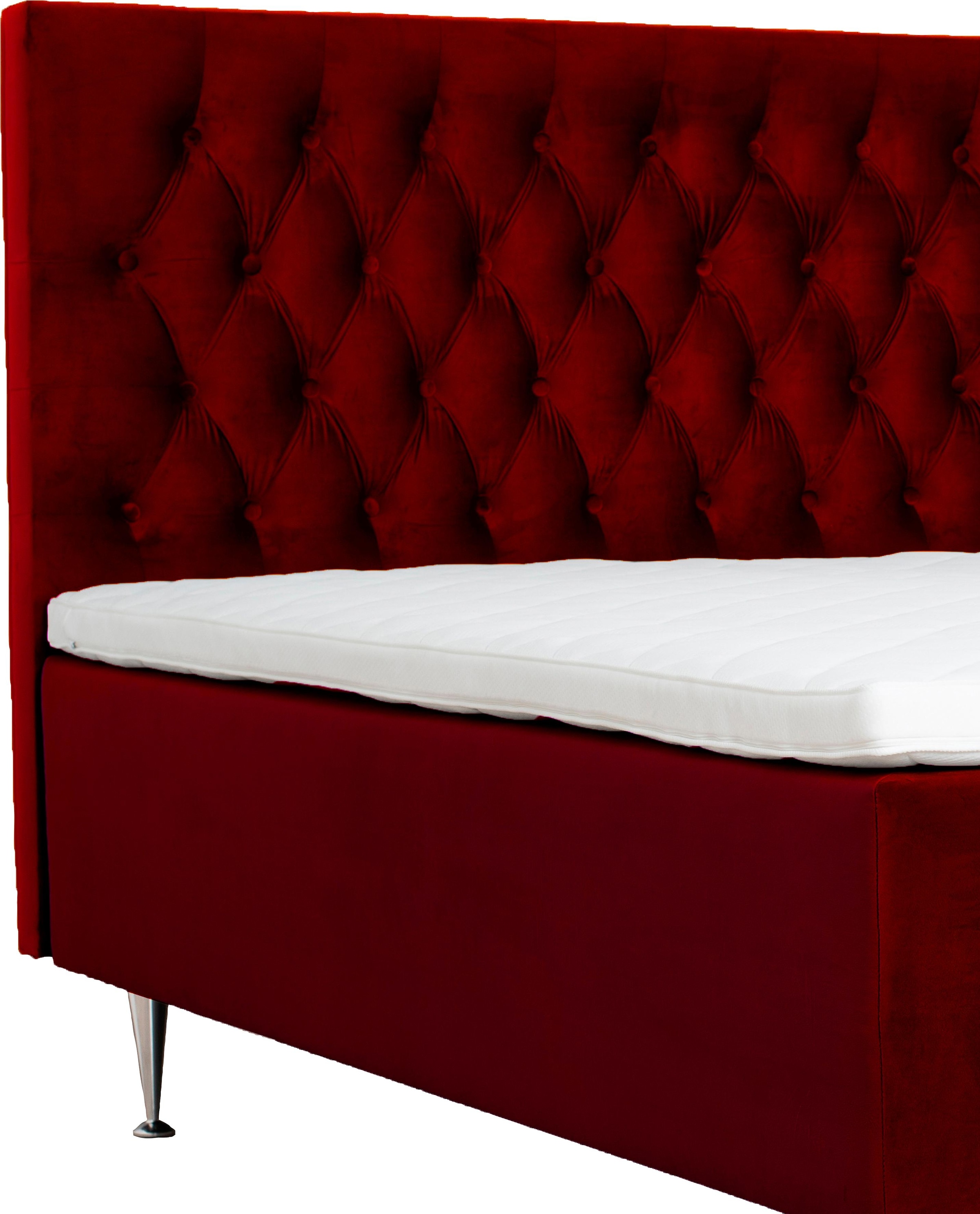 Home affaire Boxspringbett »Exclusive« inkl. Topper, 3 Breiten, 3 Härtegrad-Ausführungen
