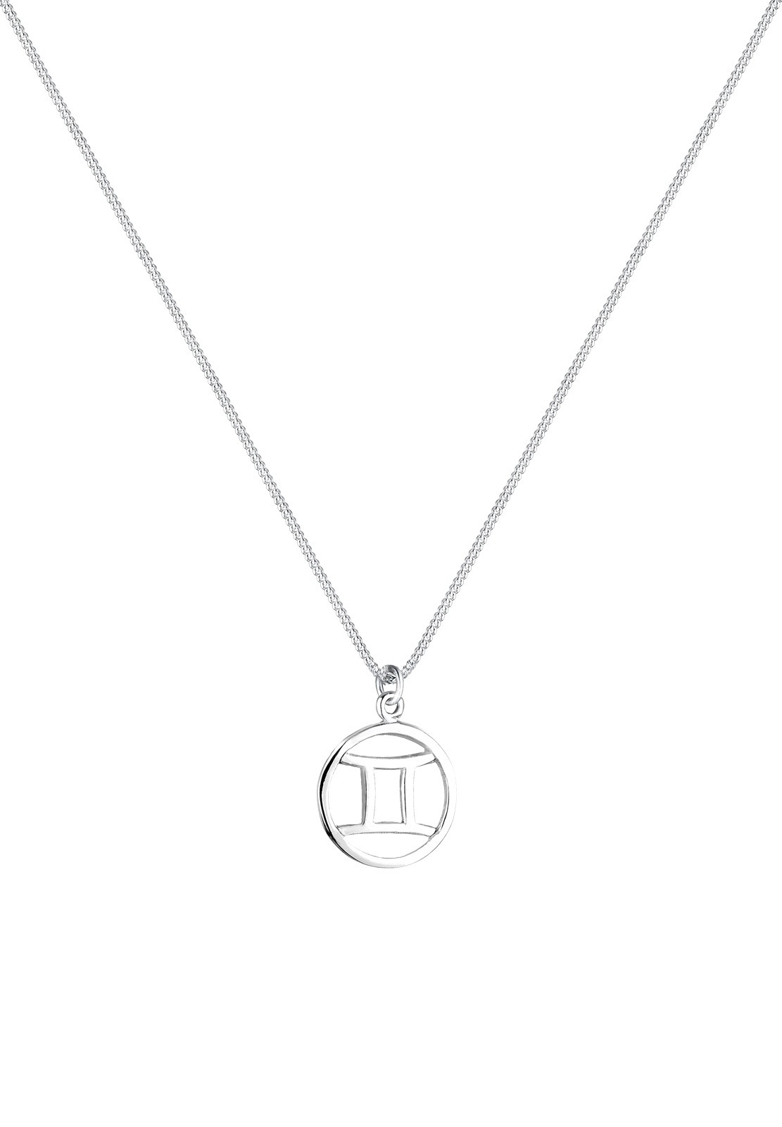 Elli Silberkette »Halskette Zwilling Sternezeichen 925 Sterling Silber«