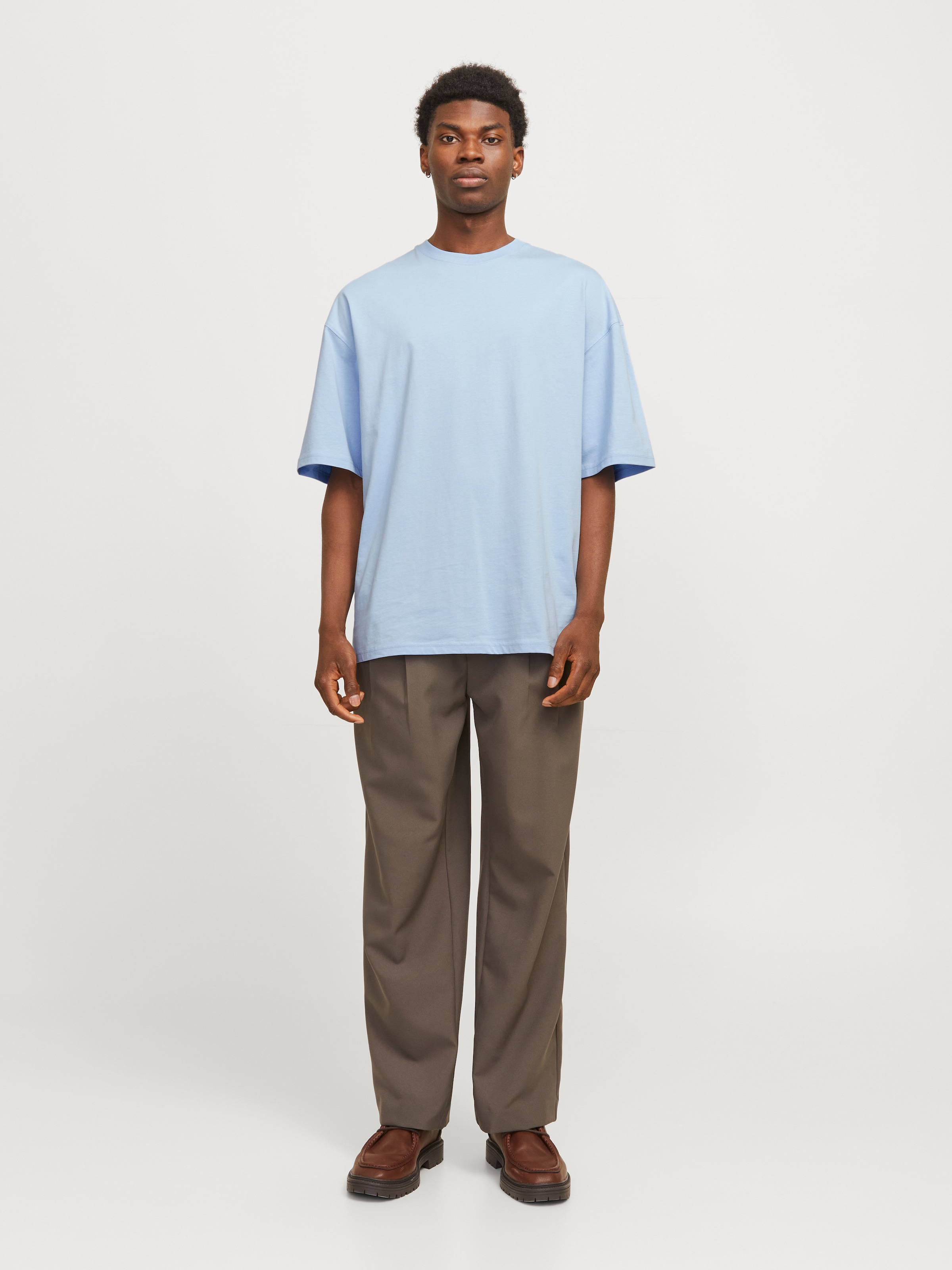 Jack & Jones Rundhalsshirt »JJECHARGE TEE O-NECK NOOS«, mit Rundhalsausschnitt