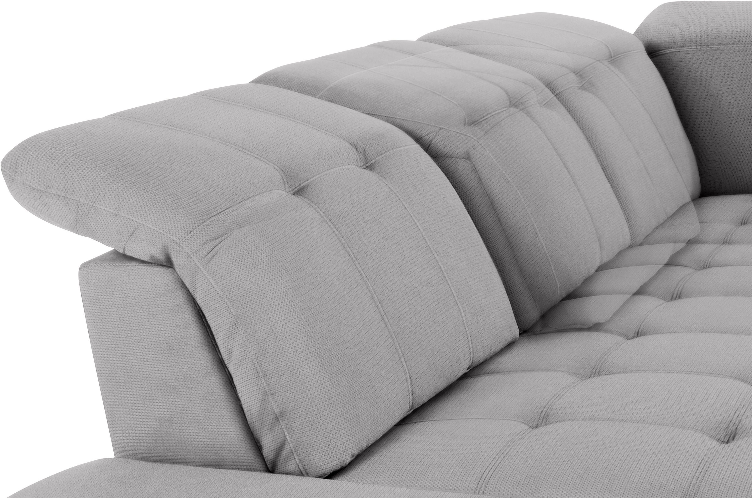 COTTA Ecksofa »Holiday L-Form mit Sitztiefen-, Armteil- und Kopfteilverstellung«, wahlweise mit Bettfunktion & Bettkasten