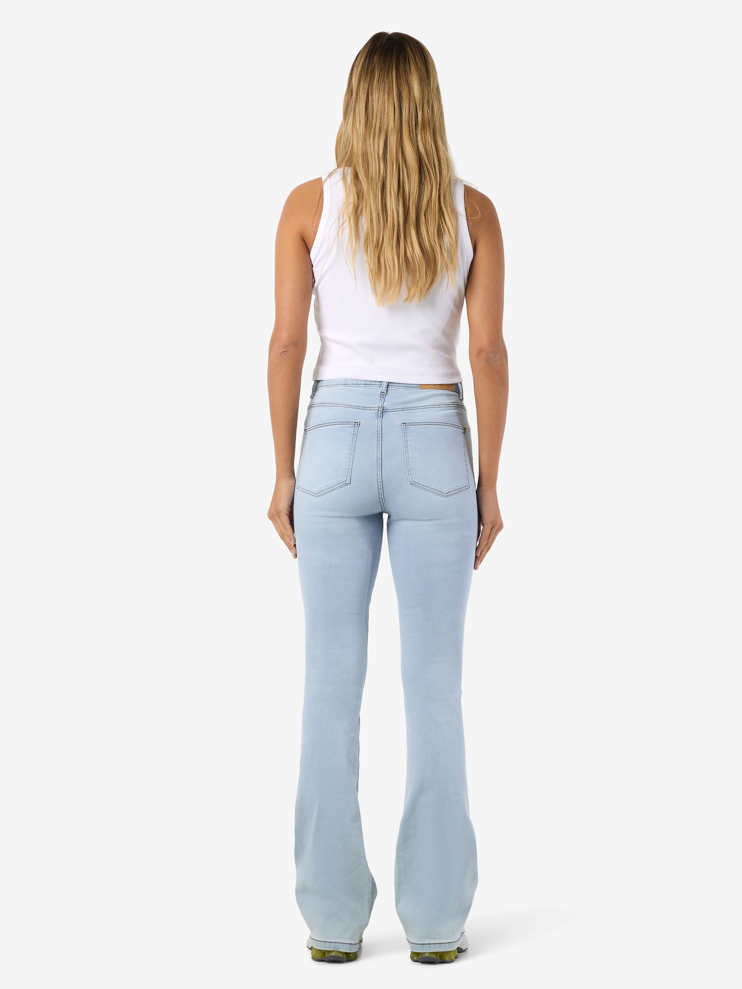 Noisy may Bootcut-Jeans »NMSALLIE HW SKINNY FLAR VI515LB FWD NOOS«