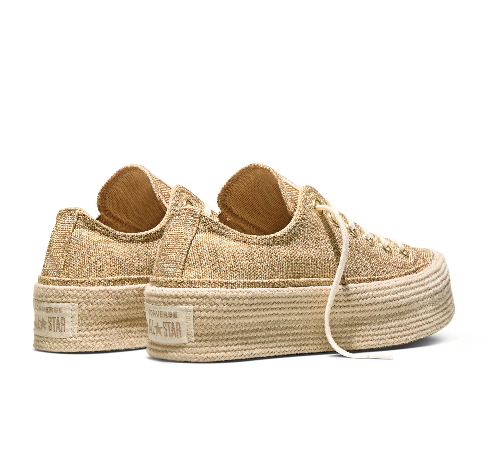 Converse Sneaker »CHUCK TAYLOR ALL STAR LIFT ESPADRILLE«  sportlicher Stil, mit profiliertem Laufsohlenprofil, mit Schnürung