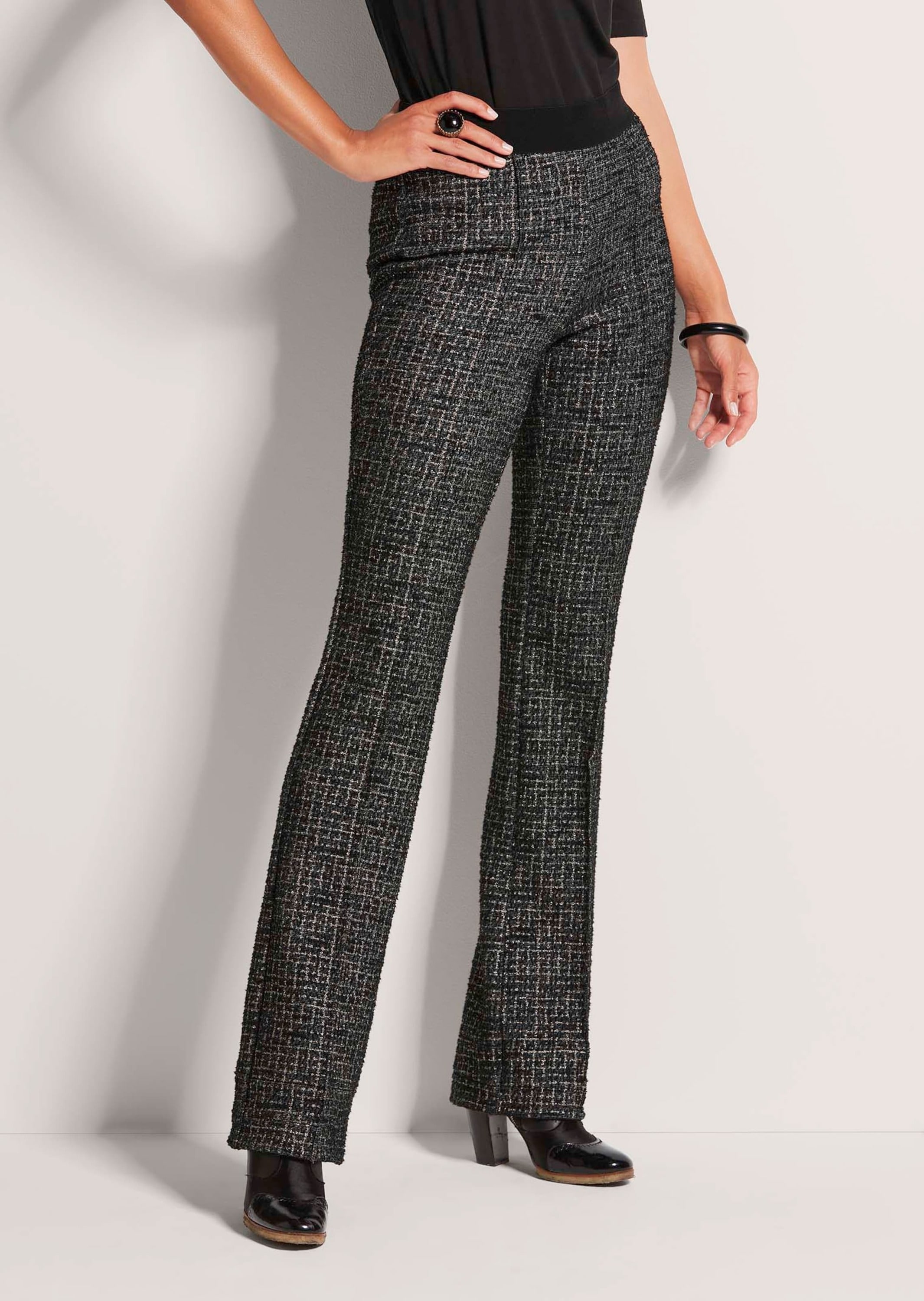 MADELEINE Stoffhose »Hose Ausgestellte Hose zum Schlüpfen«