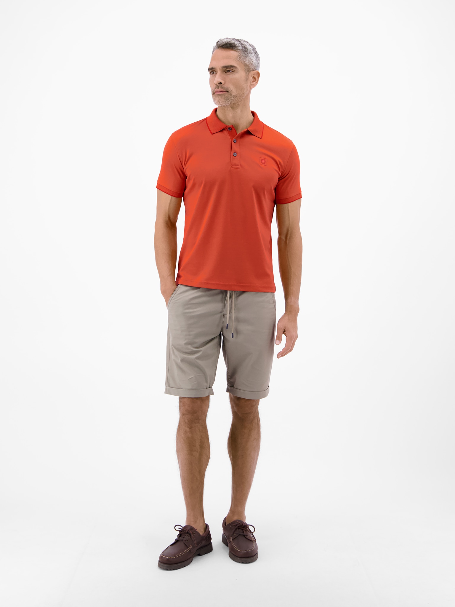 LERROS Poloshirt mit Logo Stickereicla
