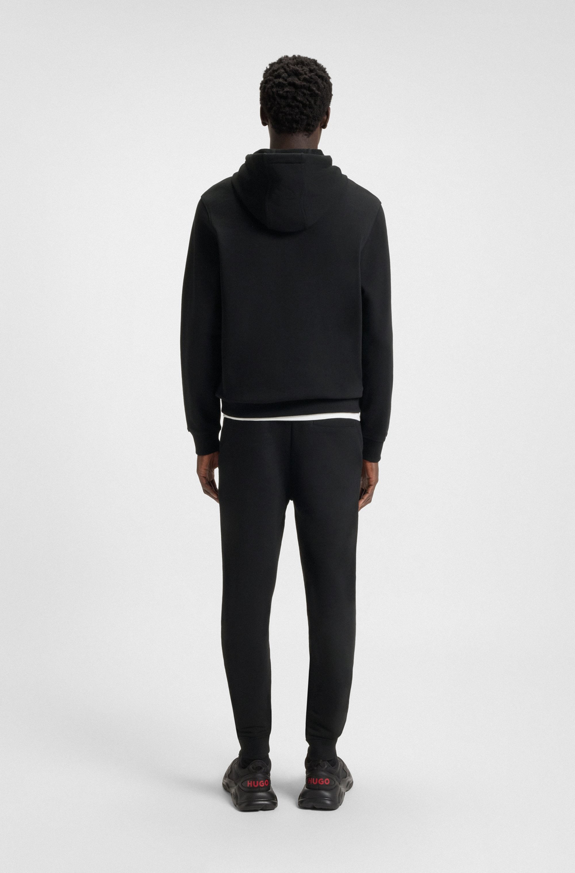 HUGO Kapuzensweatshirt »Daratschi«, Kapuze mit Kordelzug, Regular Fit Kängurutasche, HUGO Weblabel
