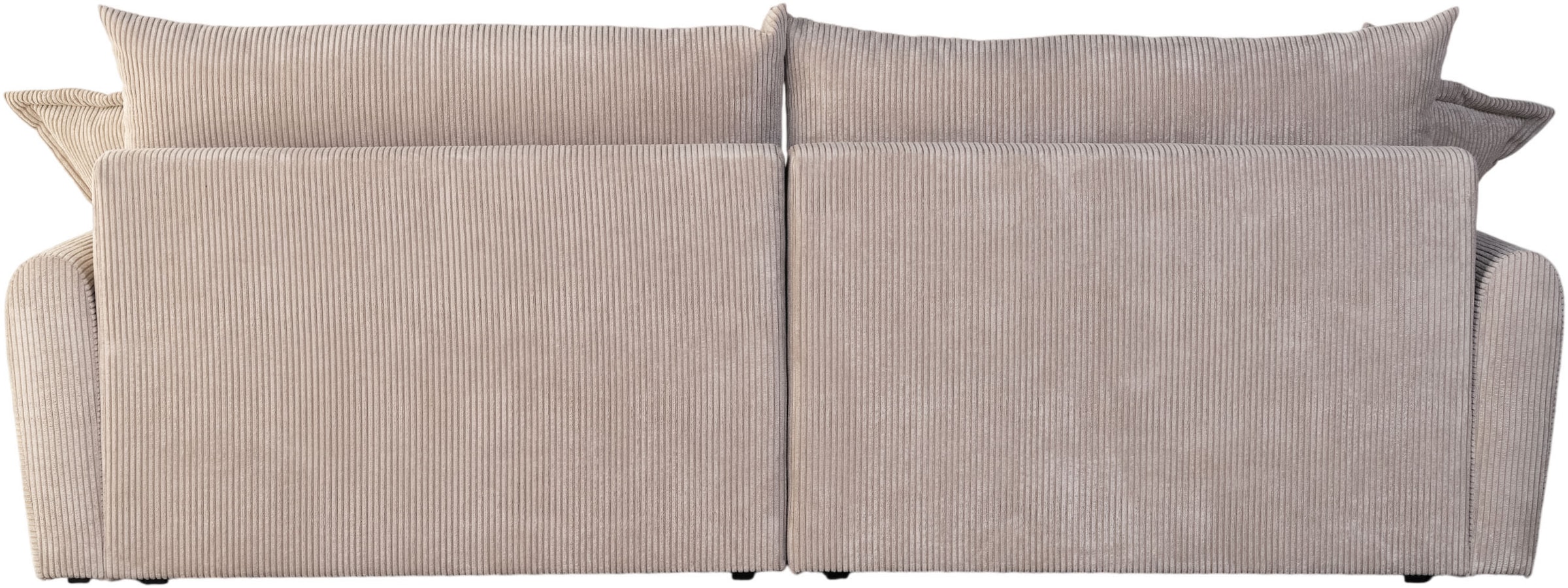 Home affaire Big-Sofa »Finka, Breite 190 cm« Mega-Sofa, Cord oder Chenille-Struktur, mit Federkern & 4 Zierkissen