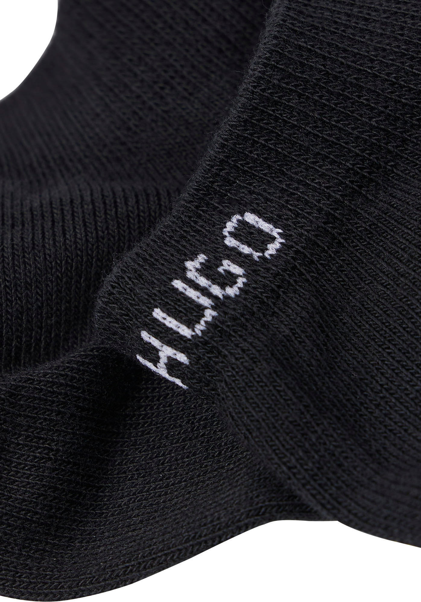 HUGO Underwear Sneakersocken »Socken 6P AS UNI CC W 10«, (6 Paar), mit Markenschriftzug am Bündchen