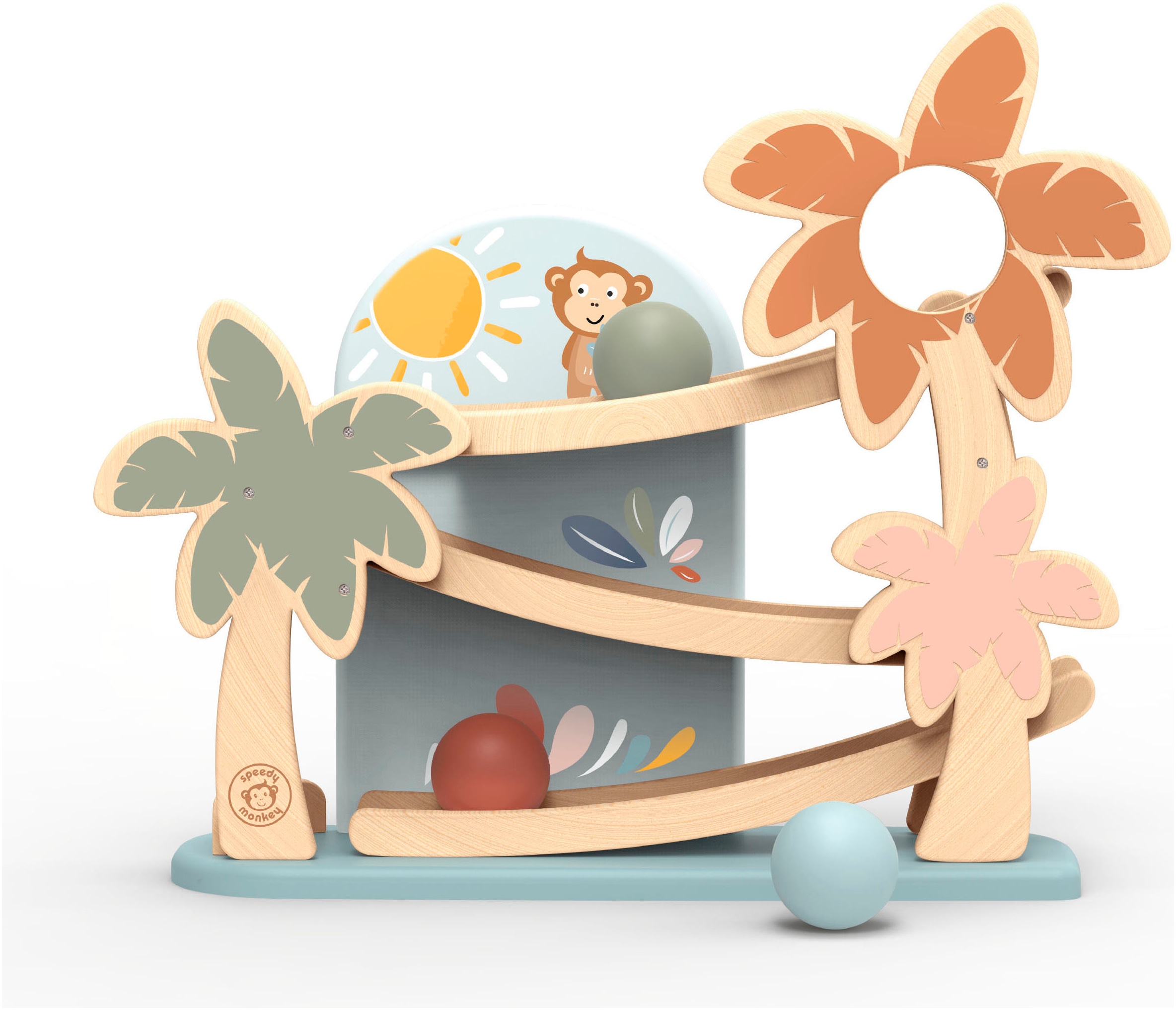 Speedy Monkey Kugelbahn »Rampenbahn« FSC - schützt Wald in bunt