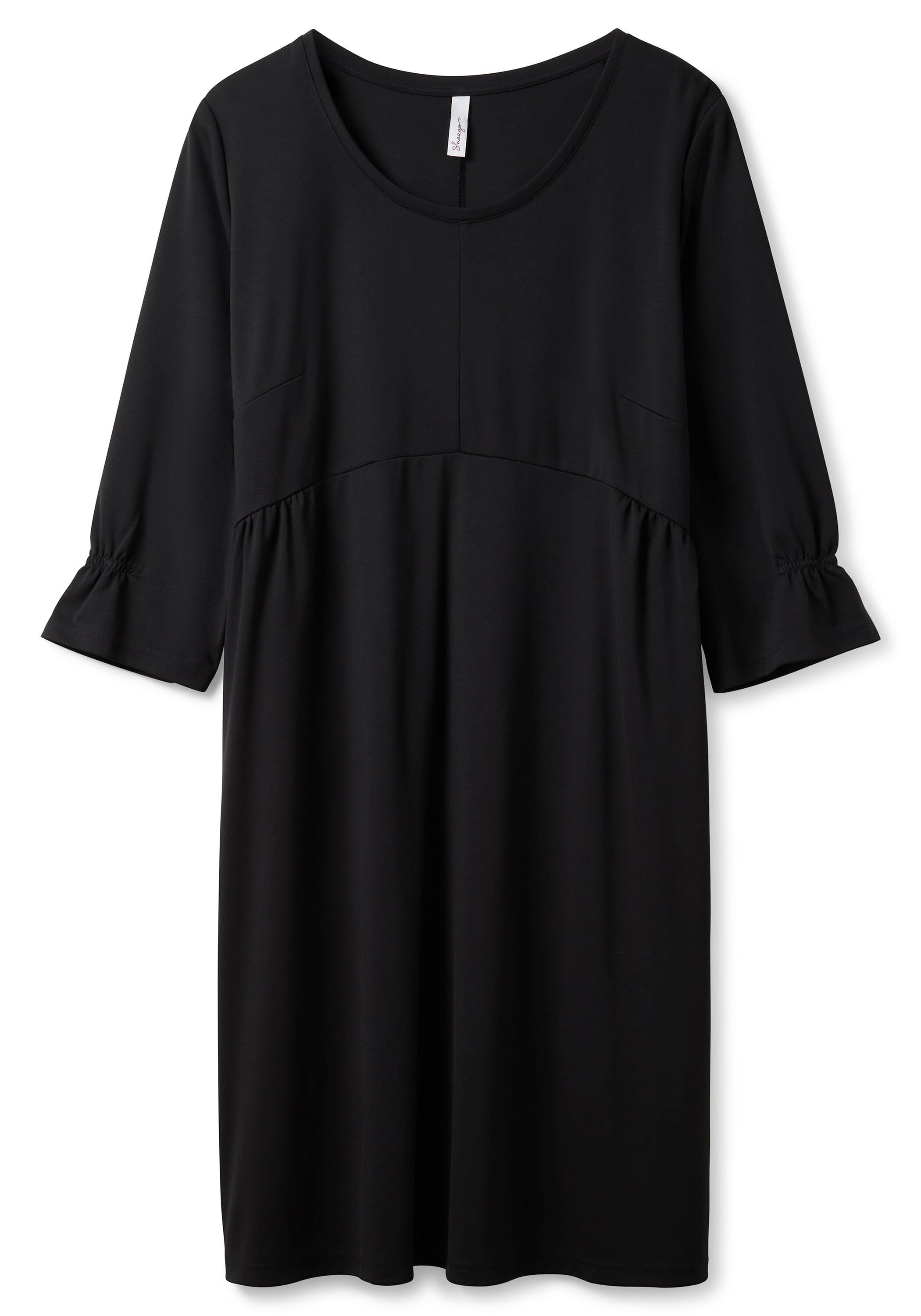 Sheego Shirtkleid »Shirtkleid mit gerafften 3/4-Ärmeln«