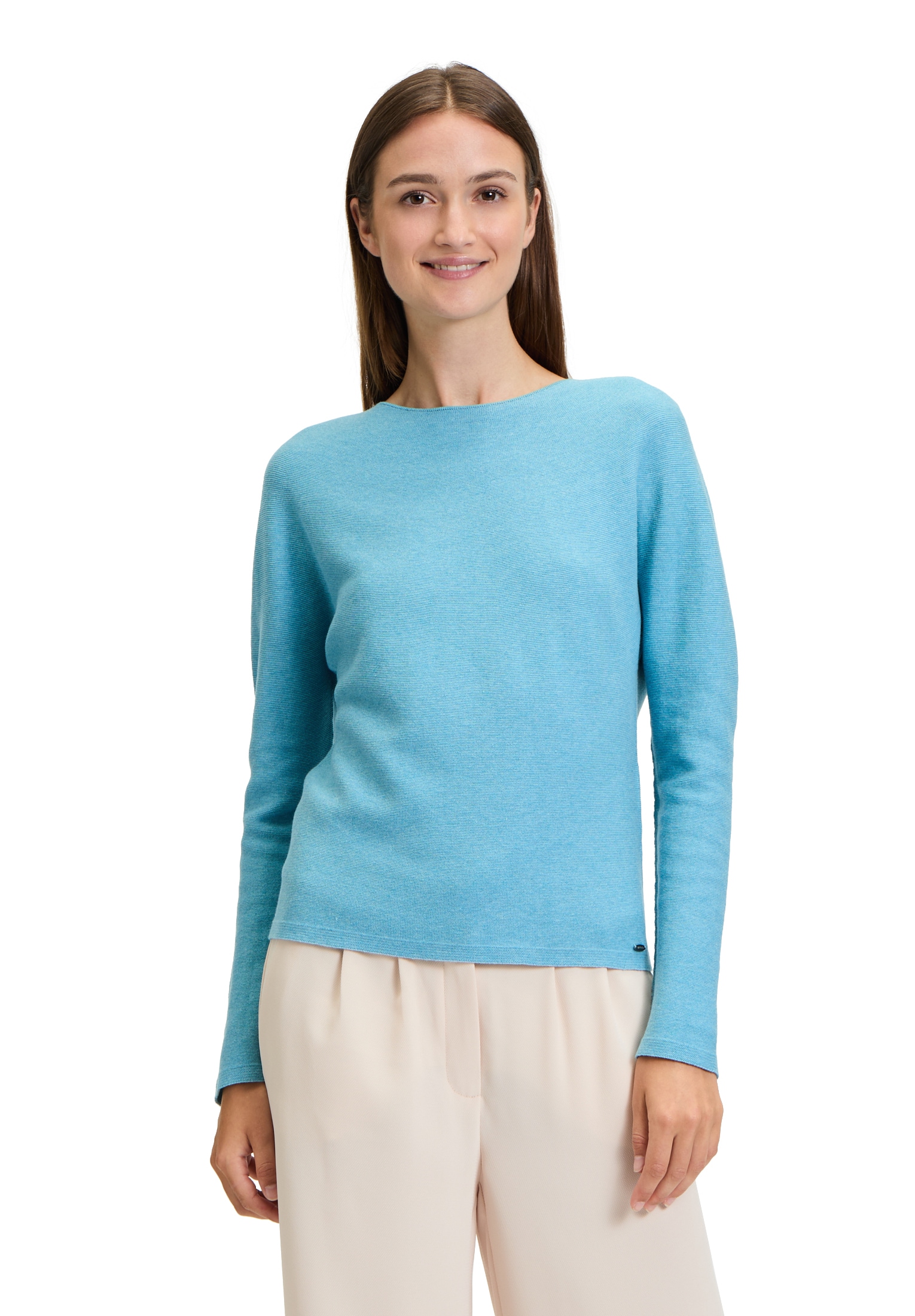 Betty&Co Strickpullover »Strickpullover mit Strickdetails«