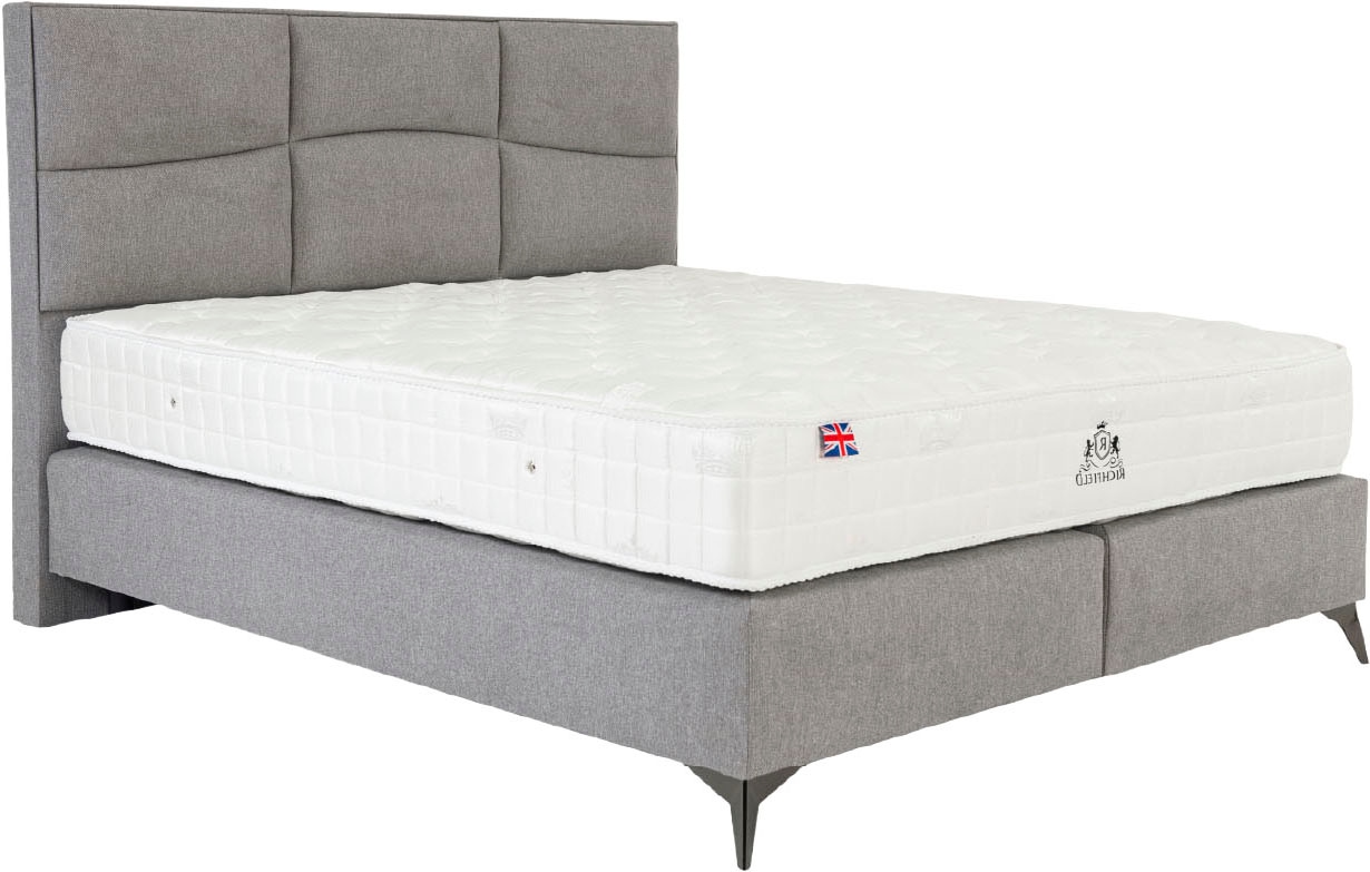 Home affaire Boxspringbett »Violette erhältlich in den Breite 160, 180 & 200cm« inkl. Topper und extra dicker Taschen-Federkernmatratze