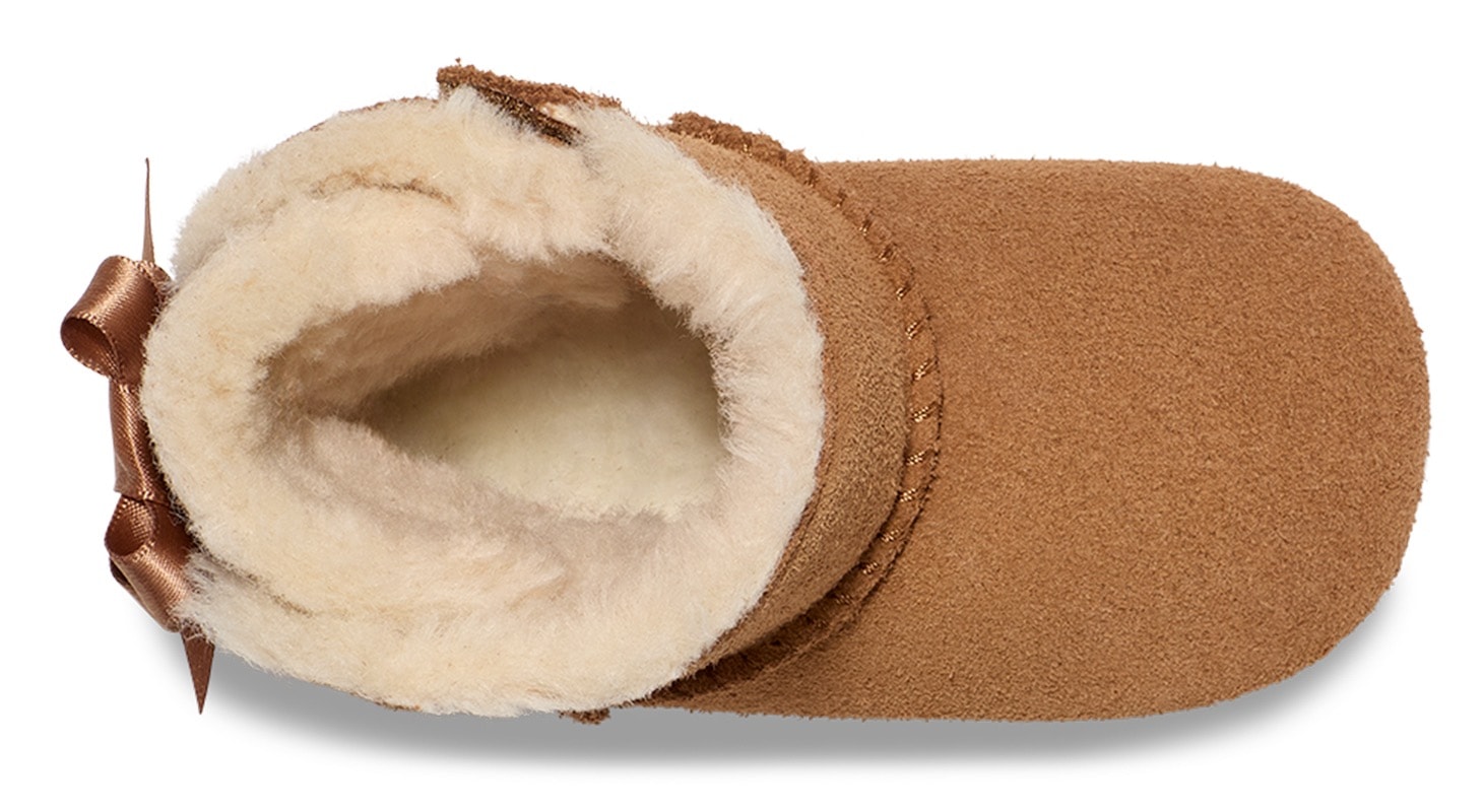 UGG Krabbelschuh »BABY BAILEY BOW«, Babyschuh, Hausschuh, Winterstiefel mit praktischem Klettverschluss