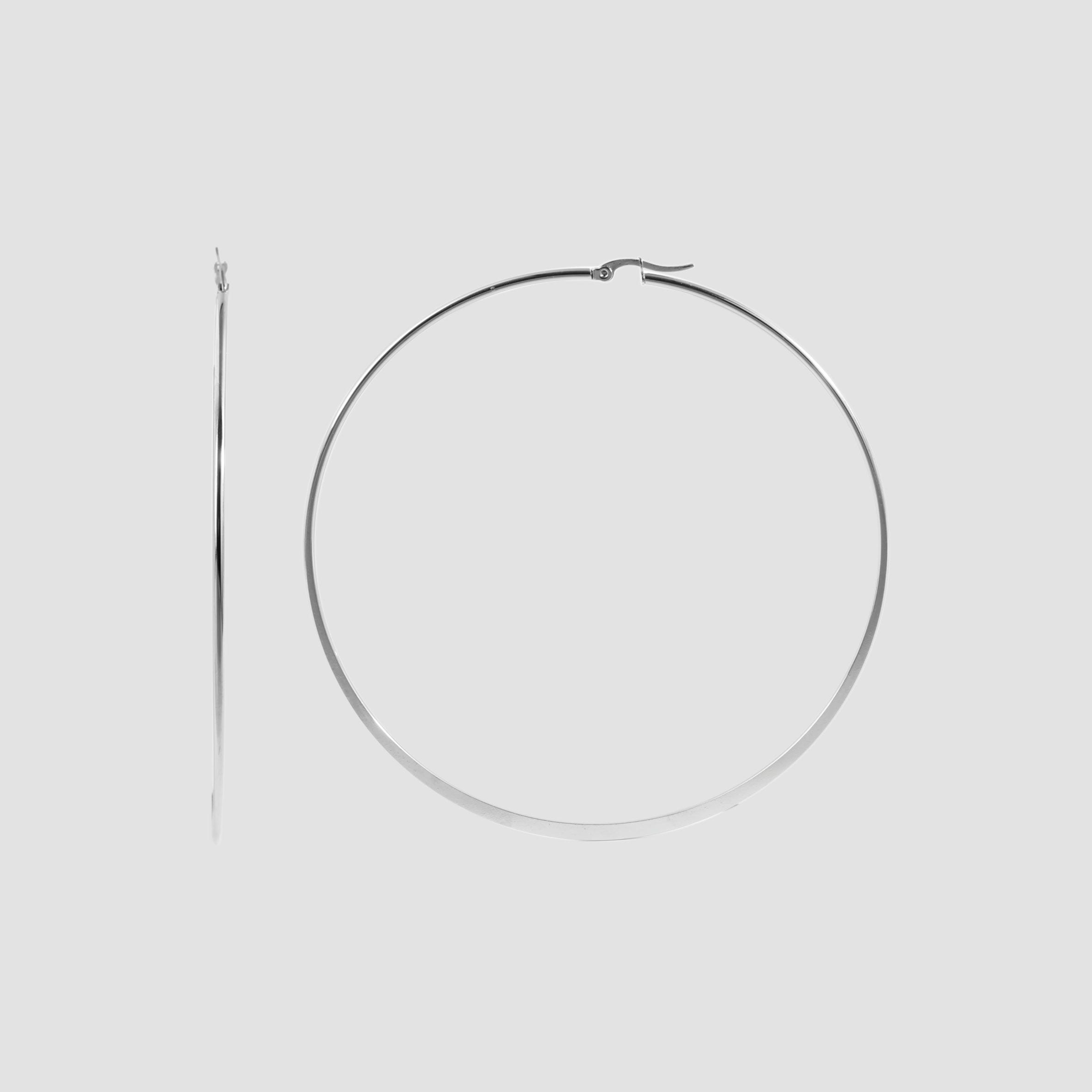 Adelia´s Paar Creolen »Damen Ohrringe ¿ Creole aus Edelstahl«