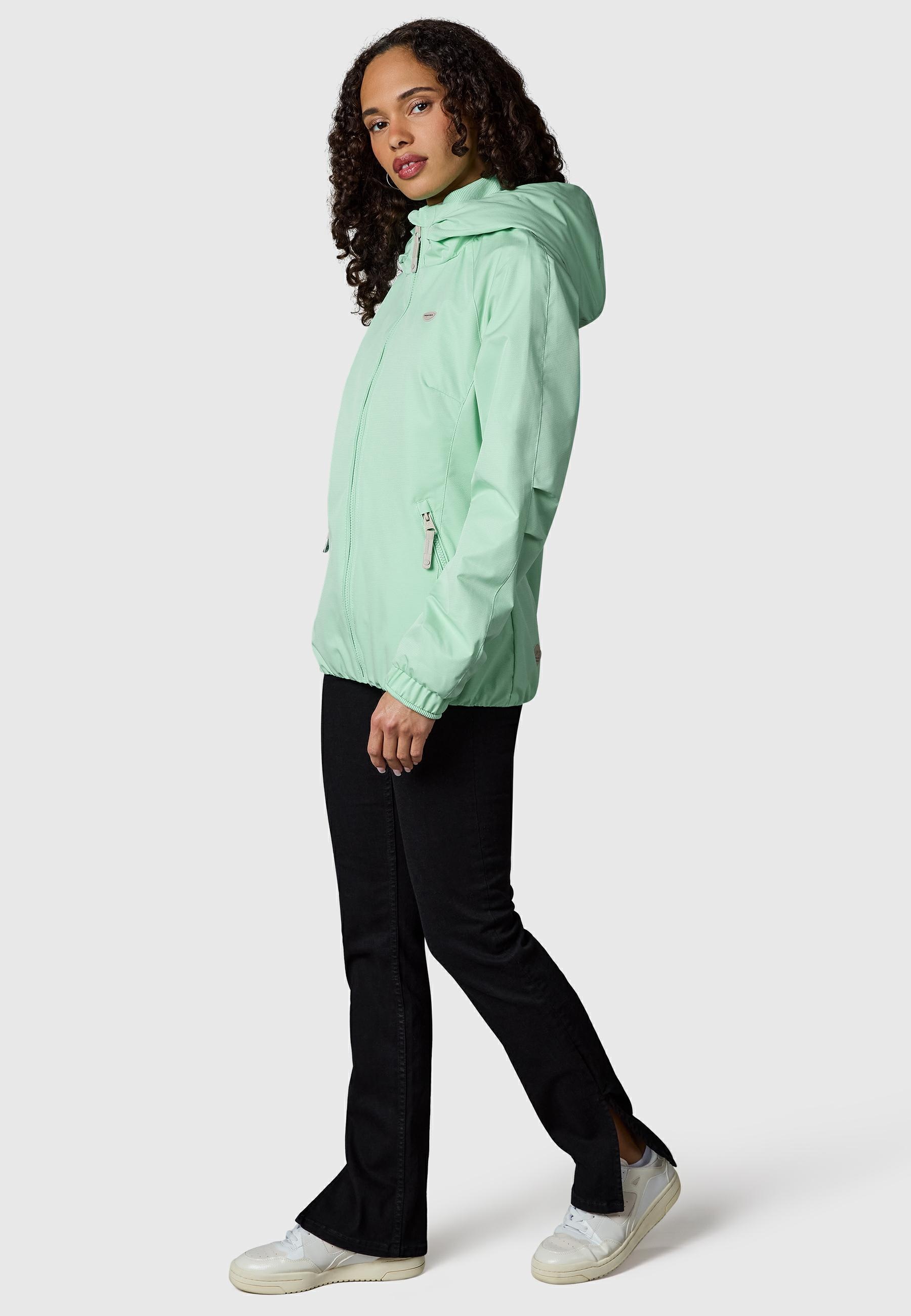 Ragwear Outdoorjacke »Übergangsjacke Dizzie Tech« mit Kapuze Wasserdichte Damen Übergangsjacke mit großer Kapuze