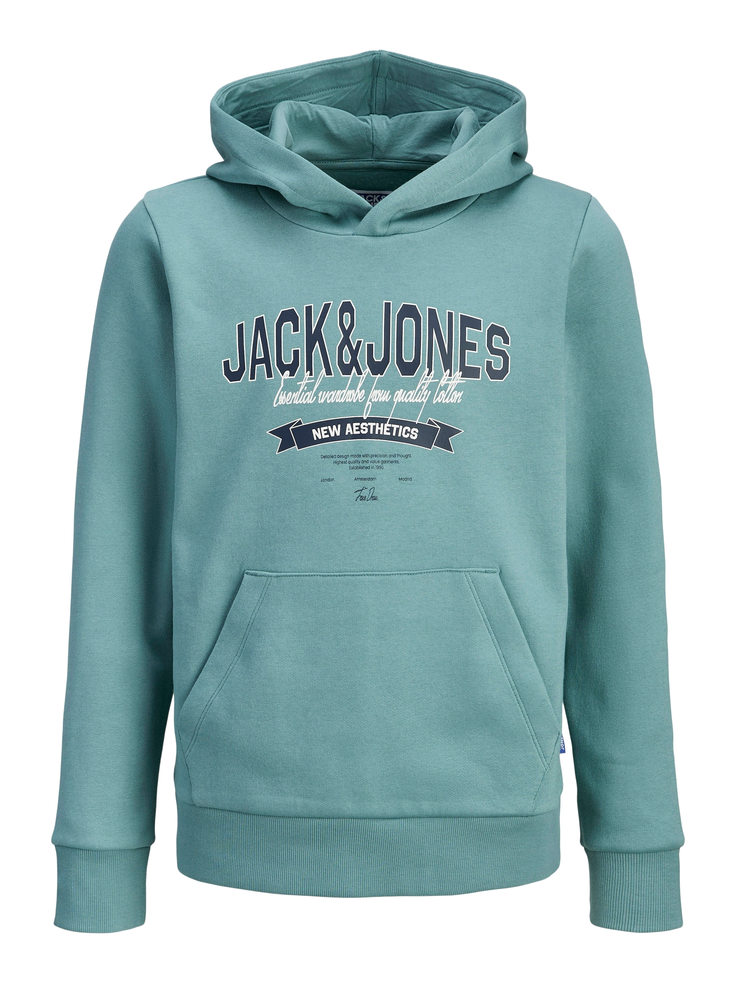 Jack & Jones Junior Kapuzensweatshirt »JJELOGO SWEAT HOOD 2 COL AW25 NOOS JNR«
