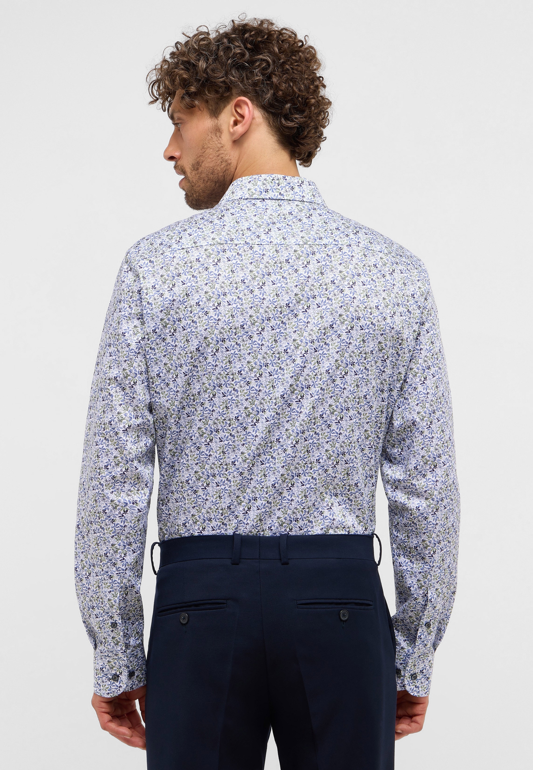 Eterna Langarmhemd »SLIM FIT«, NON IRON (bügelfrei)