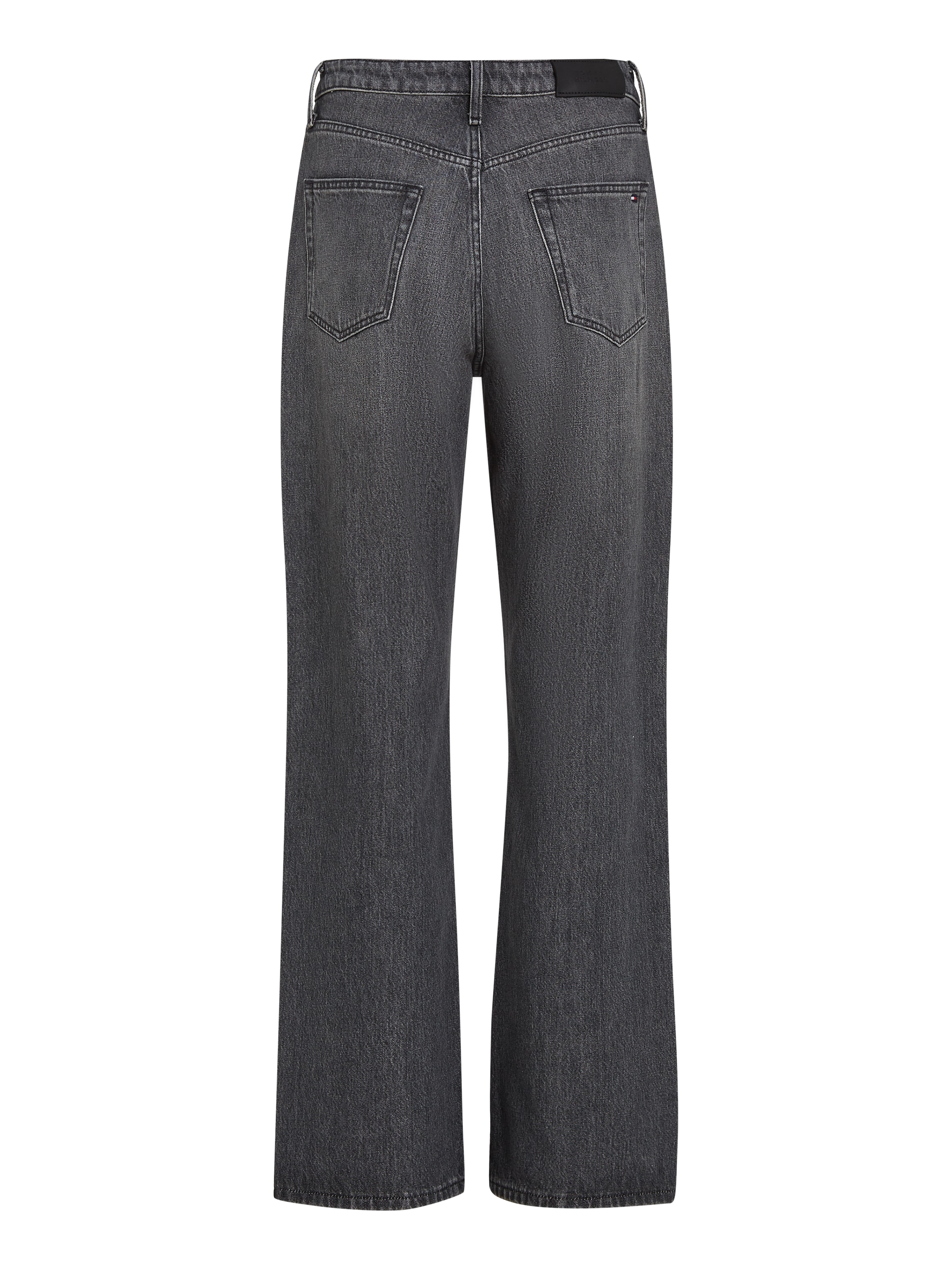 Tommy Hilfiger Straight-Jeans »CLASSIC STRAIGHT RW ECRU«, mit Logo-Badge, in Knöchellänge