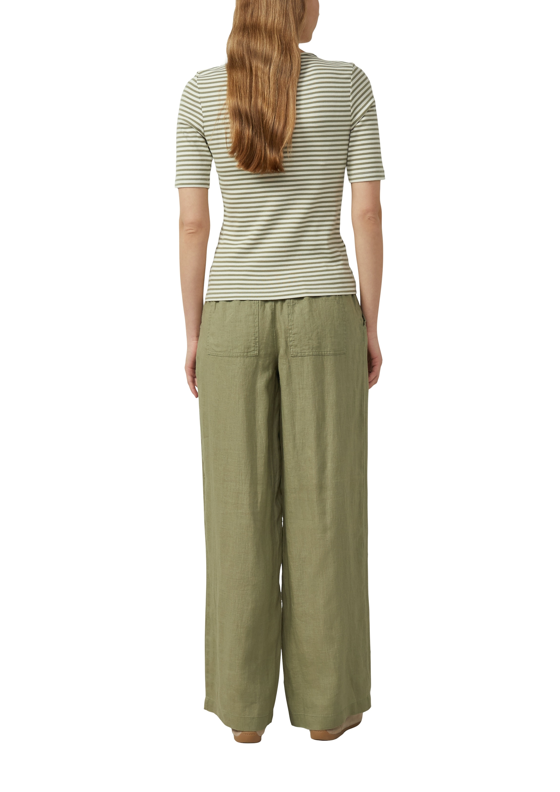 s.Oliver Rundhalsshirt Sommershirt mit feinen Streifen