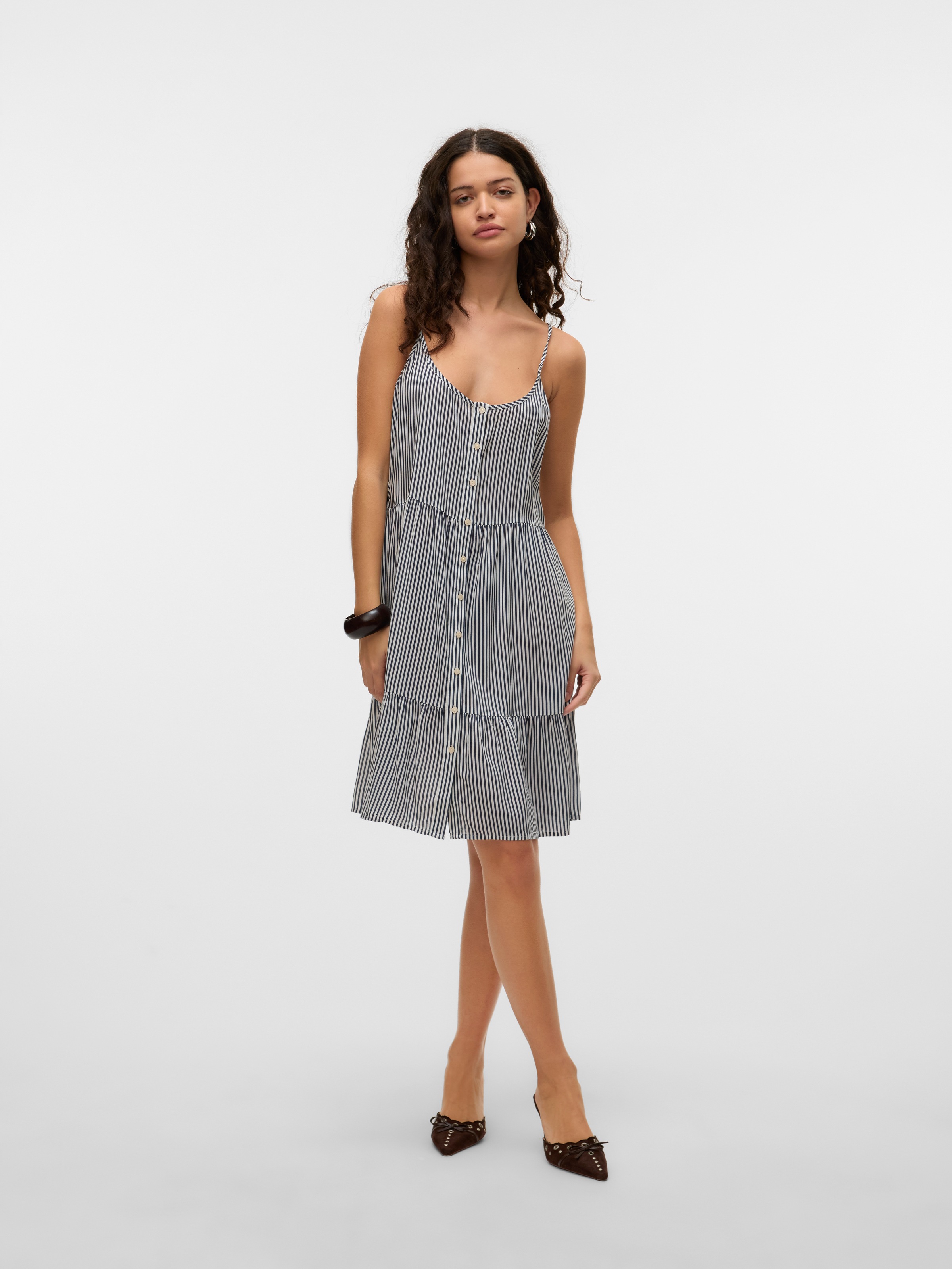 Vero Moda Trägerkleid »VMBUMPY SHORT SINGLET DRESS WVN GA NOOS«, Sommerkleid