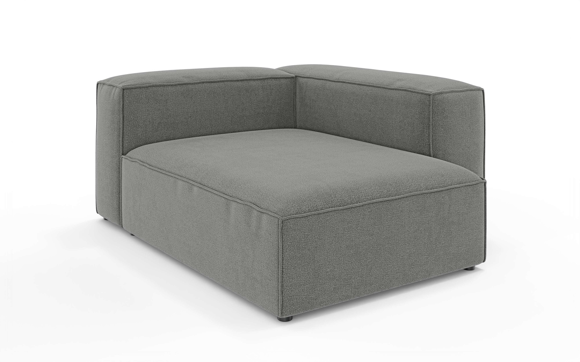 OTTO home Ottomane »XL HAILY links/rechts bestellbar, extra tief, Maße B/T/H: 130/160/72cm« als Modul oder separat verwendbar, für individuelle Zusammenstellung