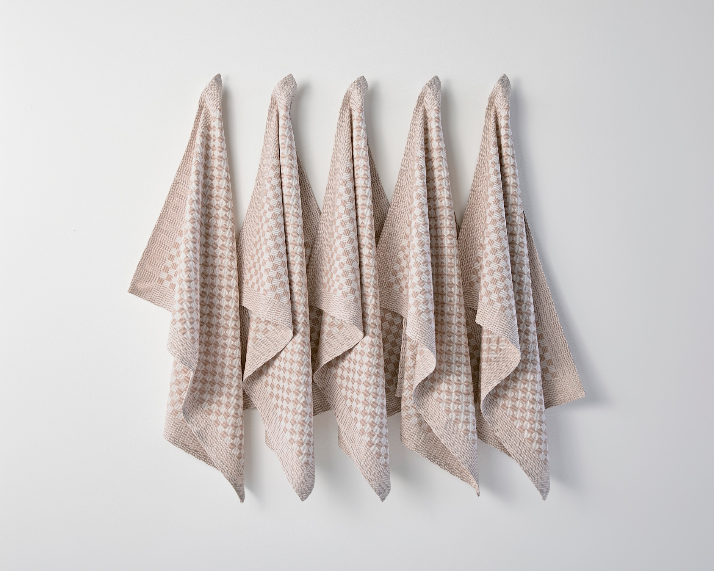 OTTO home Geschirrtuch »Keersten Premium« hochwertig, Grubentuch, 100 % Baumwolle, 5er-Set, 65 × 50 cm,