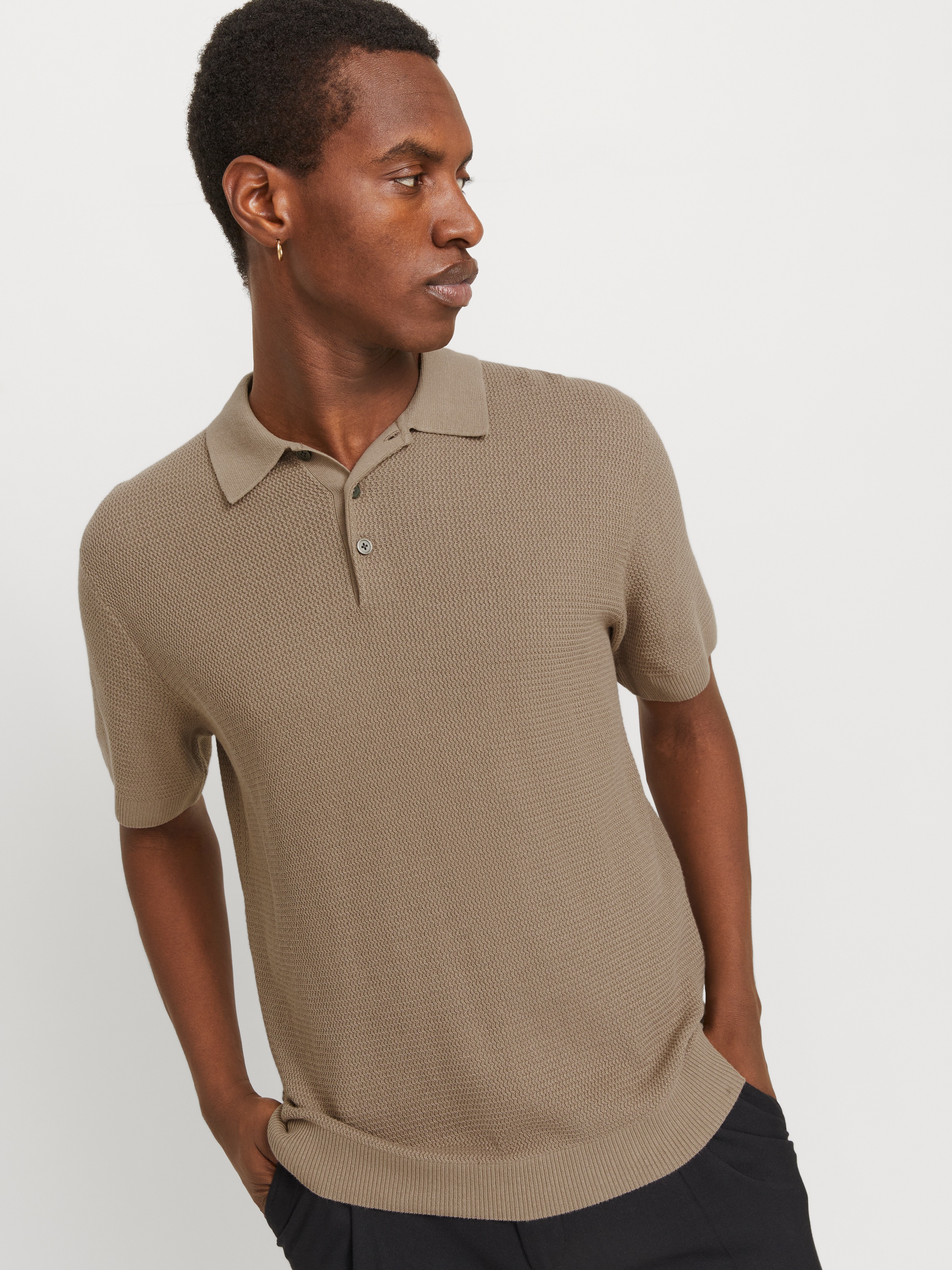 Jack & Jones Polokragenpullover »JPRCCCOOPER KNIT POLO SS SN«