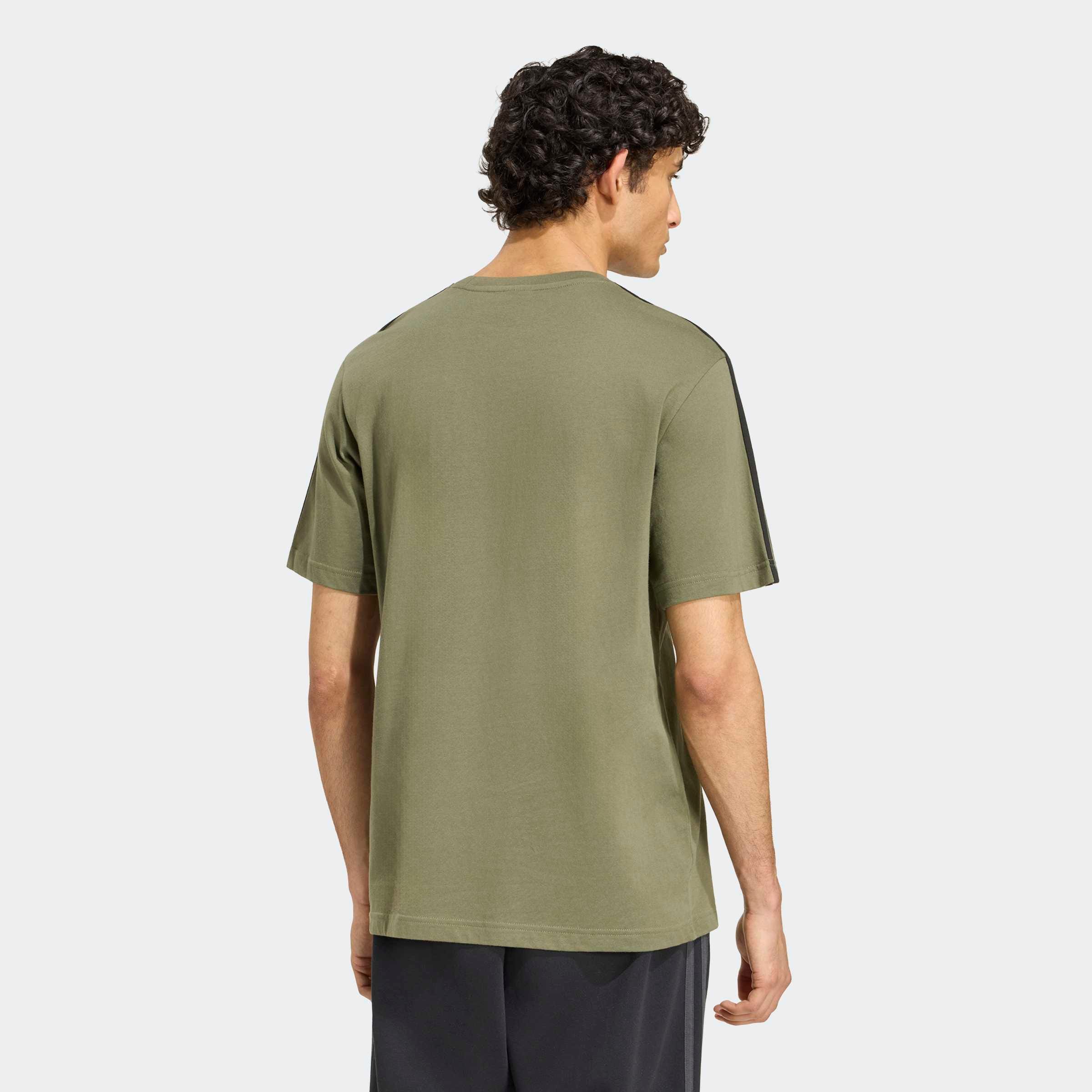 adidas Sportswear T-Shirt »ESSENTIALS 3-STREIFEN, SINGLE JERSEY, BRANDING«
