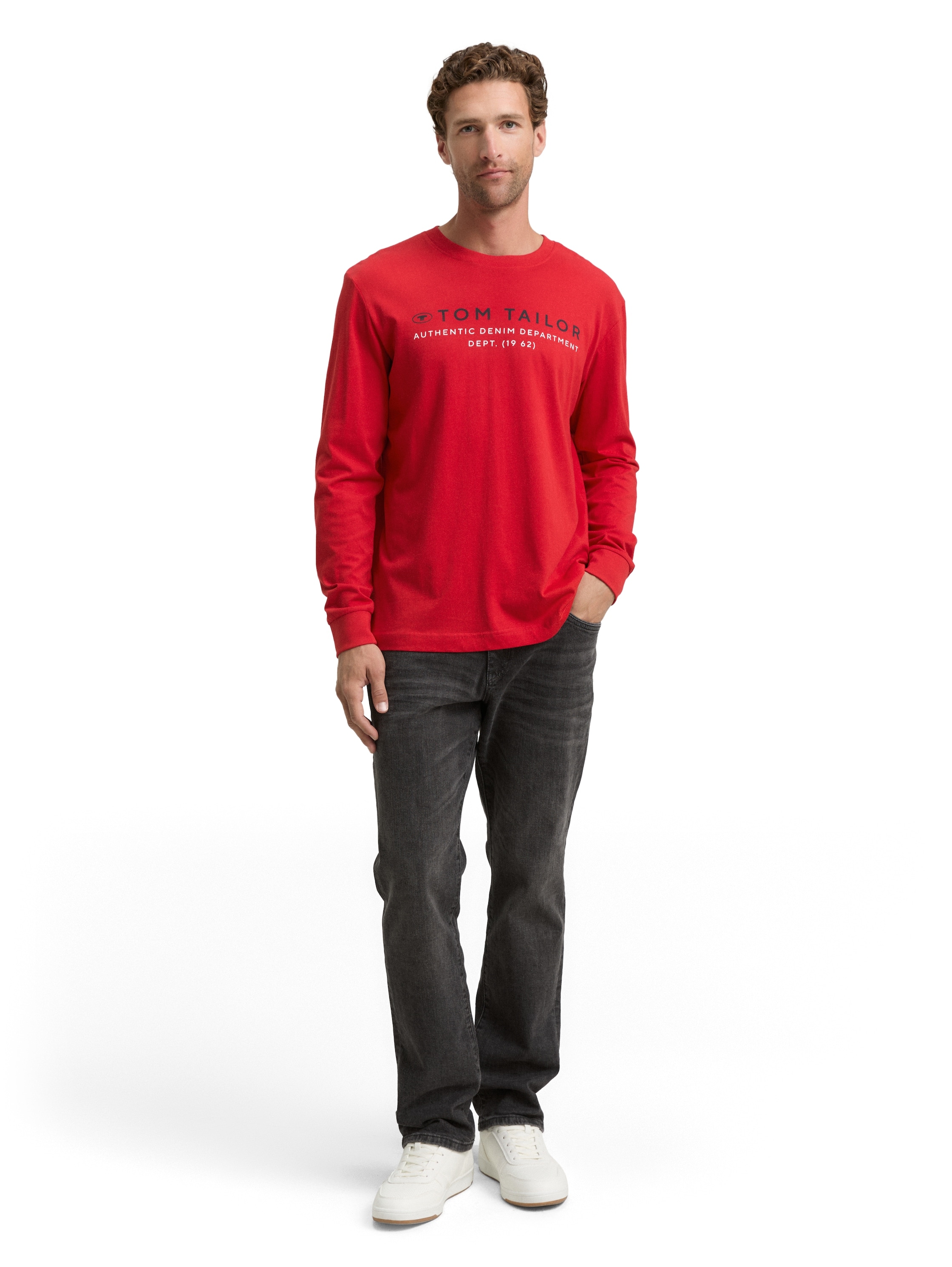 TOM TAILOR Langarmshirt, mit Logo Print