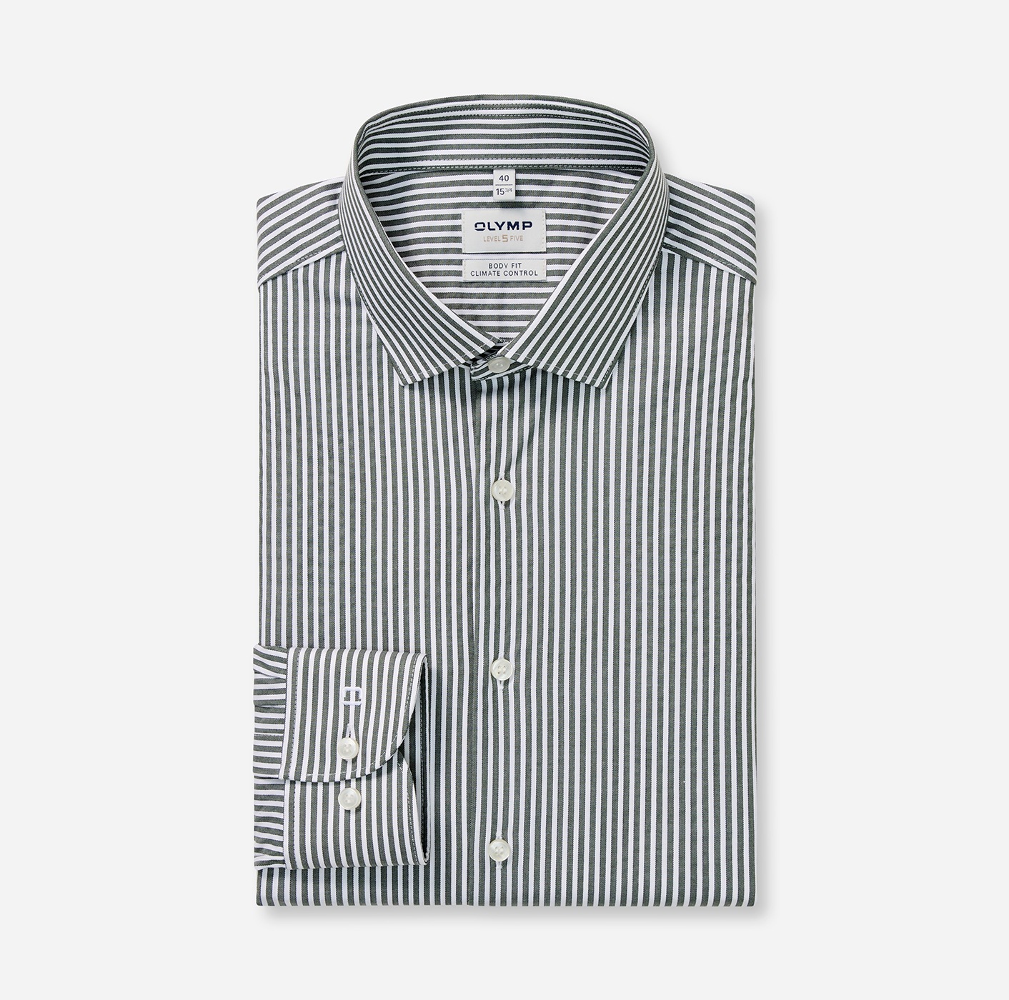 OLYMP Langarmhemd »Level Five« Businesshemd, body fit, Modern Kentkragen, Climate Control