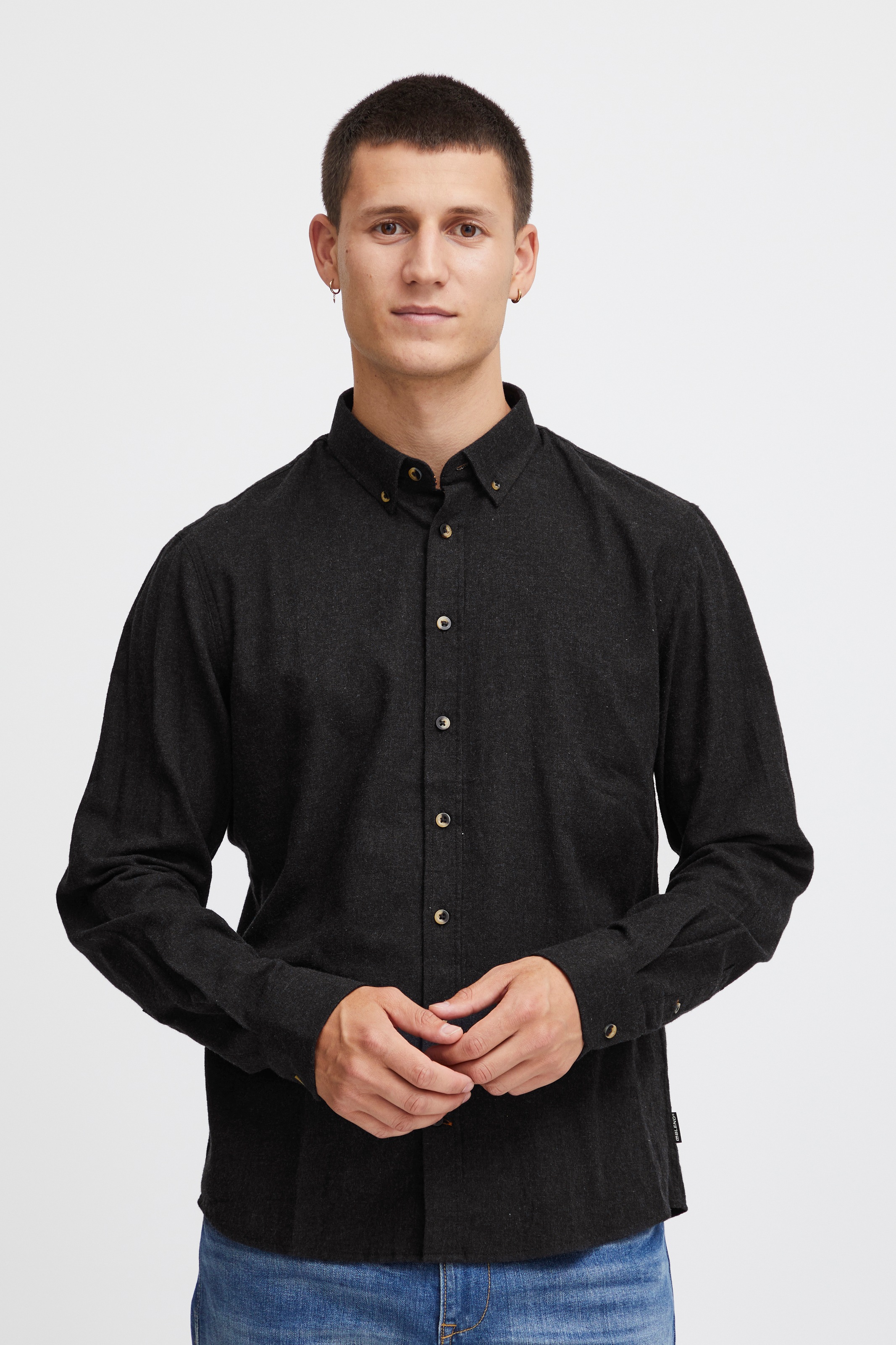 Blend Langarmhemd »BHBurley shirt« Baumwolle, regular fit