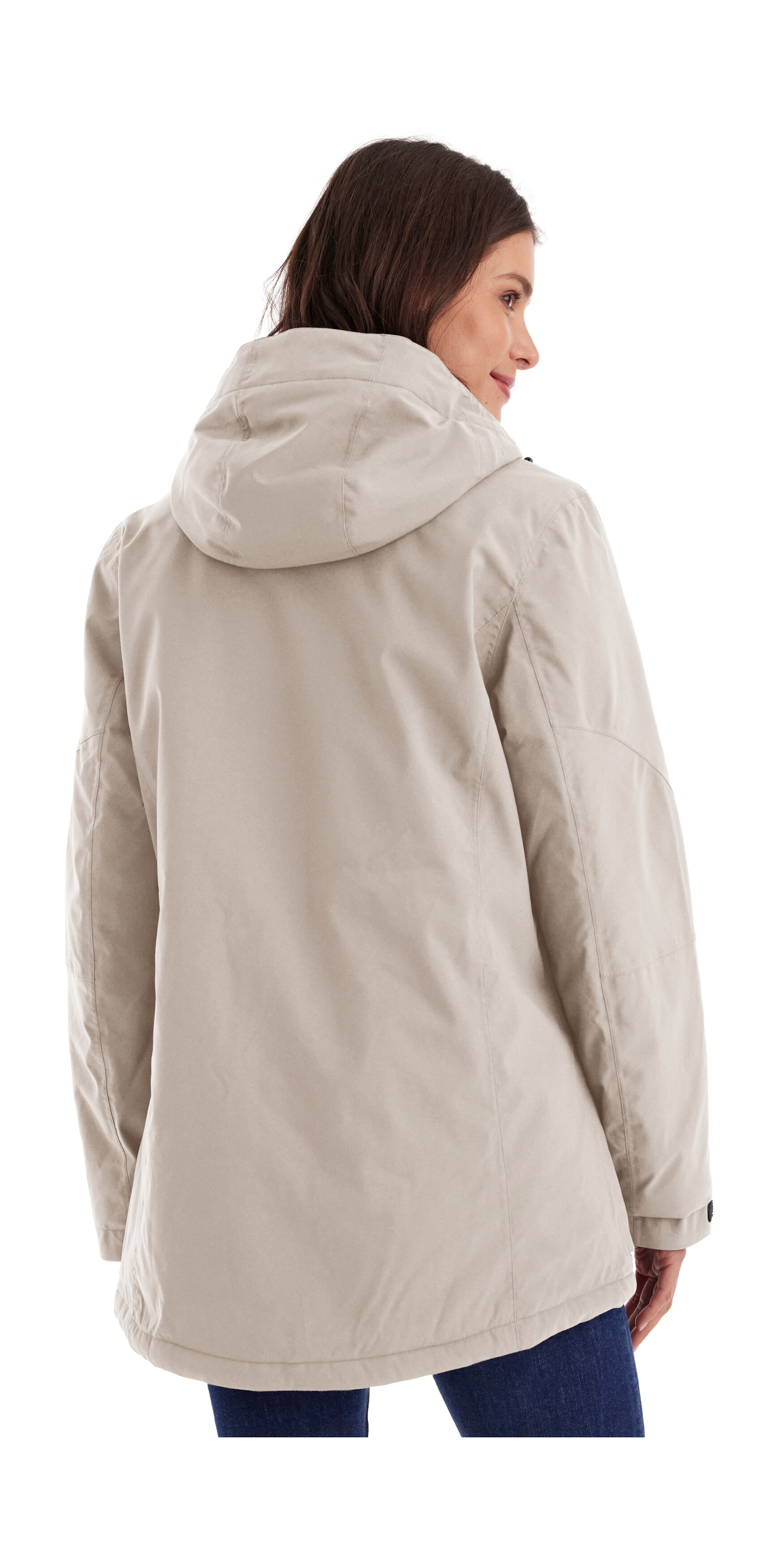 Killtec Funktionsjacke »Damen Jacke«, Wasserdichte, atmungsaktive Damenjacke mit abnehmbarer Kapuze